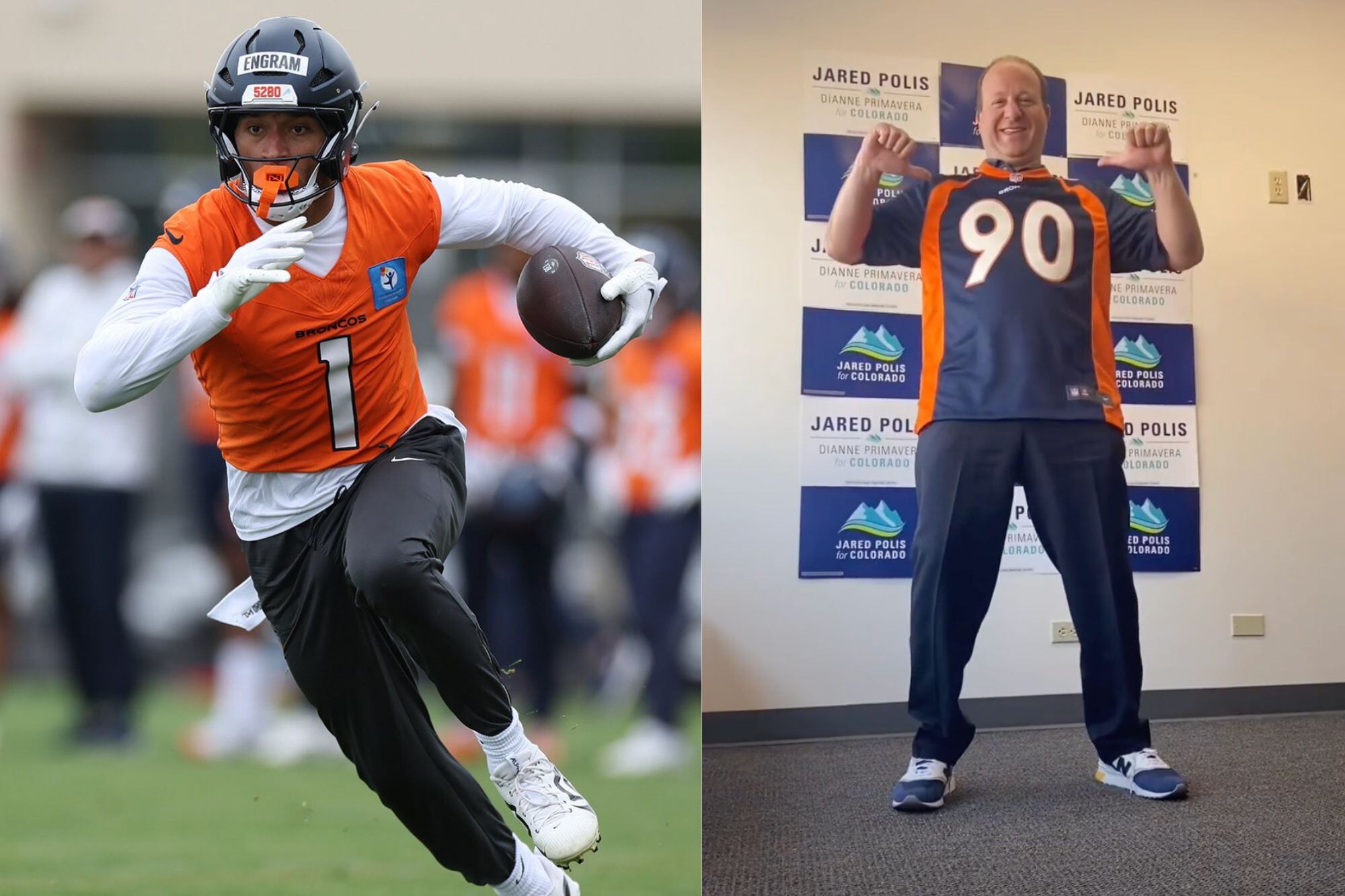 Foto: IG Broncos / Jared Polis