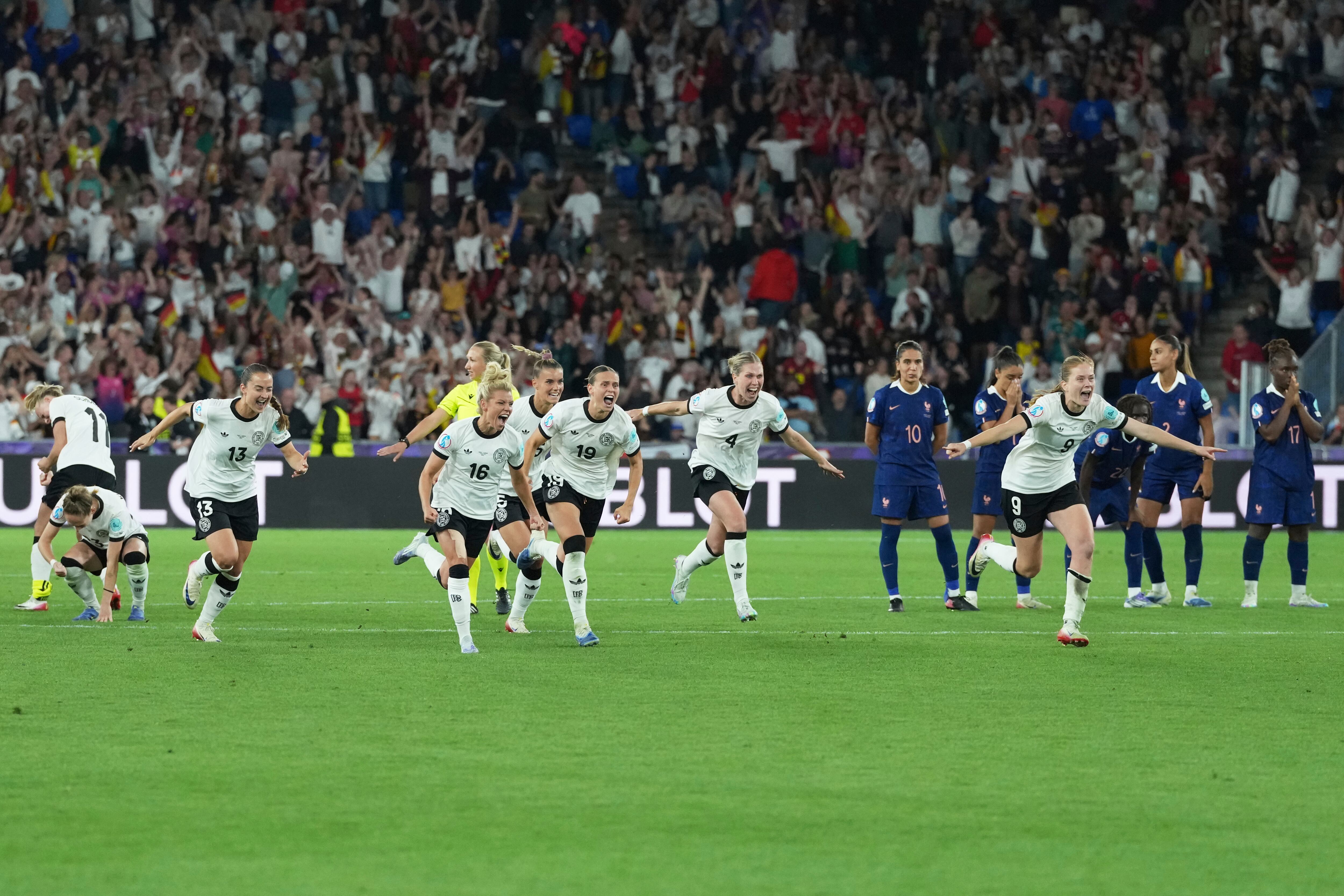 Alemania necesitó de los penales para eliminar a Francia en los cuartos de final de la Eurocopa femenina