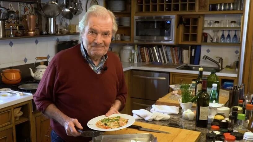 Jacques Pépin remarcó durante la entrevista la importancia de dominar las técnicas básicas y repetirlas hasta convertirlas en hábito