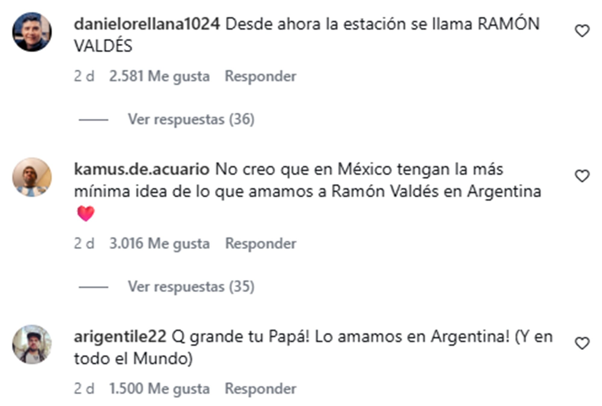 La foto retro de Don Ramón en el Subte B de Buenos Aires: ¿realidad o IA? 6 Los comentarios en el posteo de Esteban Valdés evidenciaron el cariño que se mantiene por quien dio vida a Don Ramón