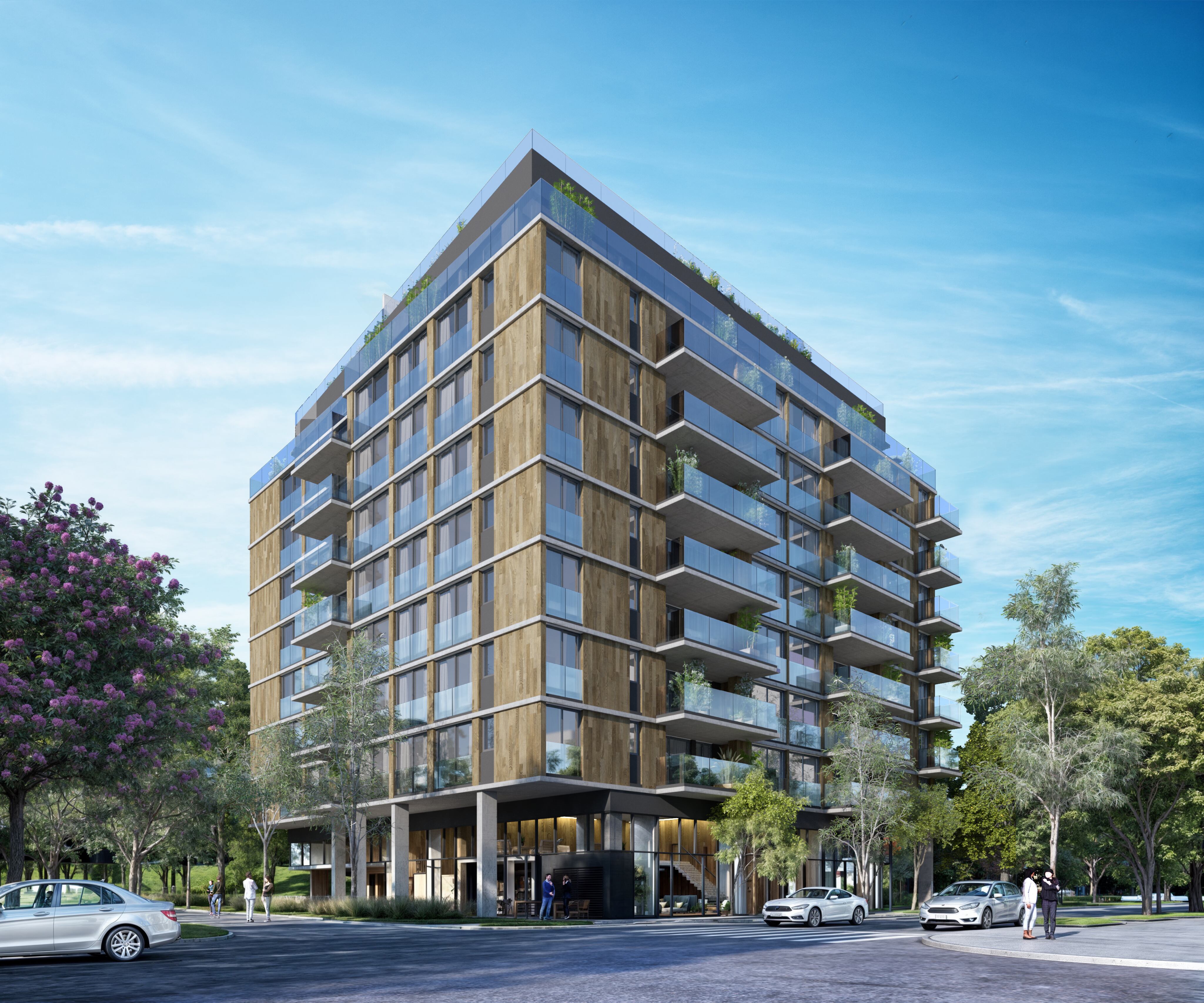 El frente del emprendimiento ubicado en el nuevo Colegiales