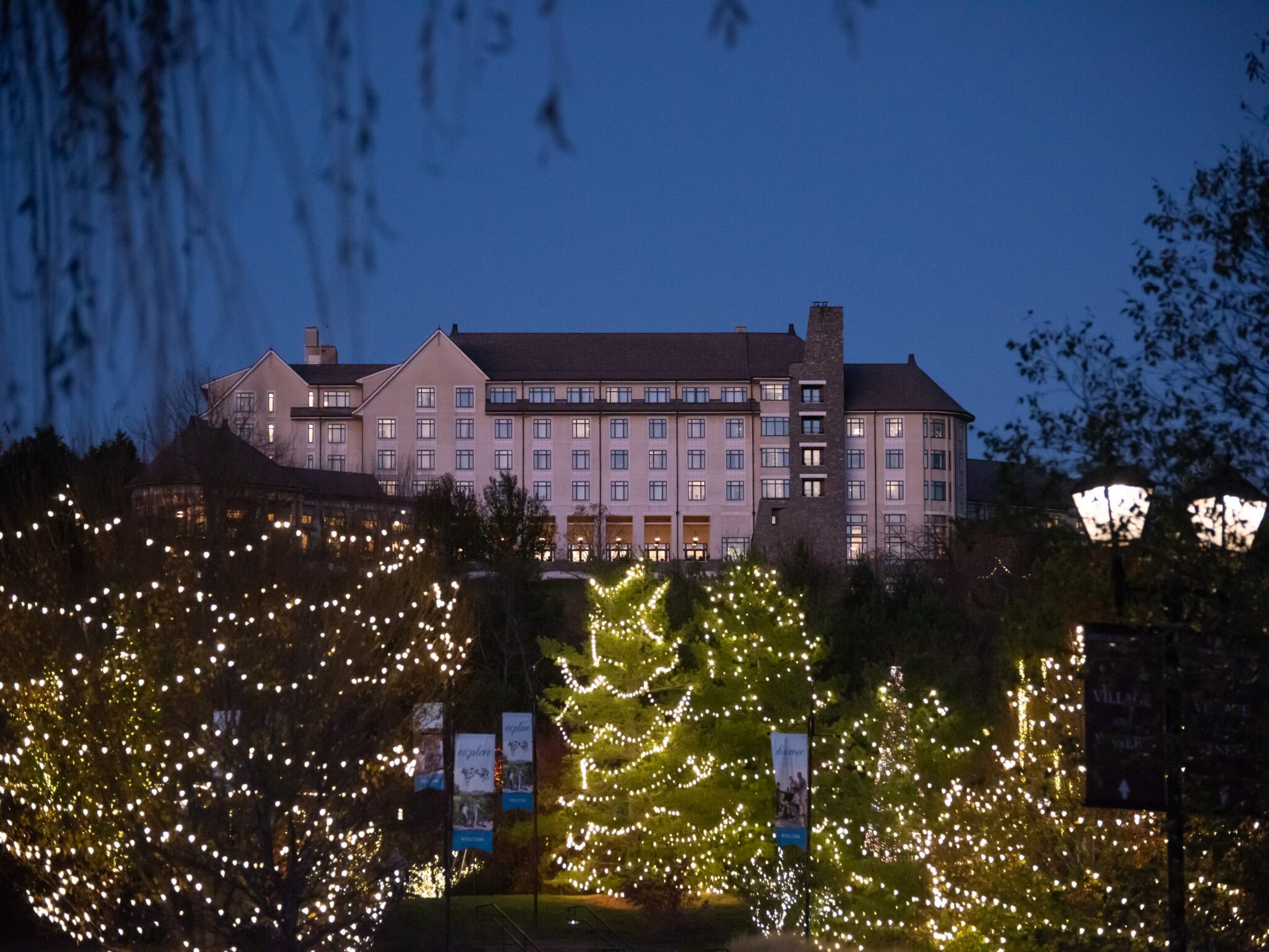 Una de las tradiciones en Carolina del Norte durante estas fechas es la visita al histórico Biltmore Estate, la casa privada más grande de Estados Unidos