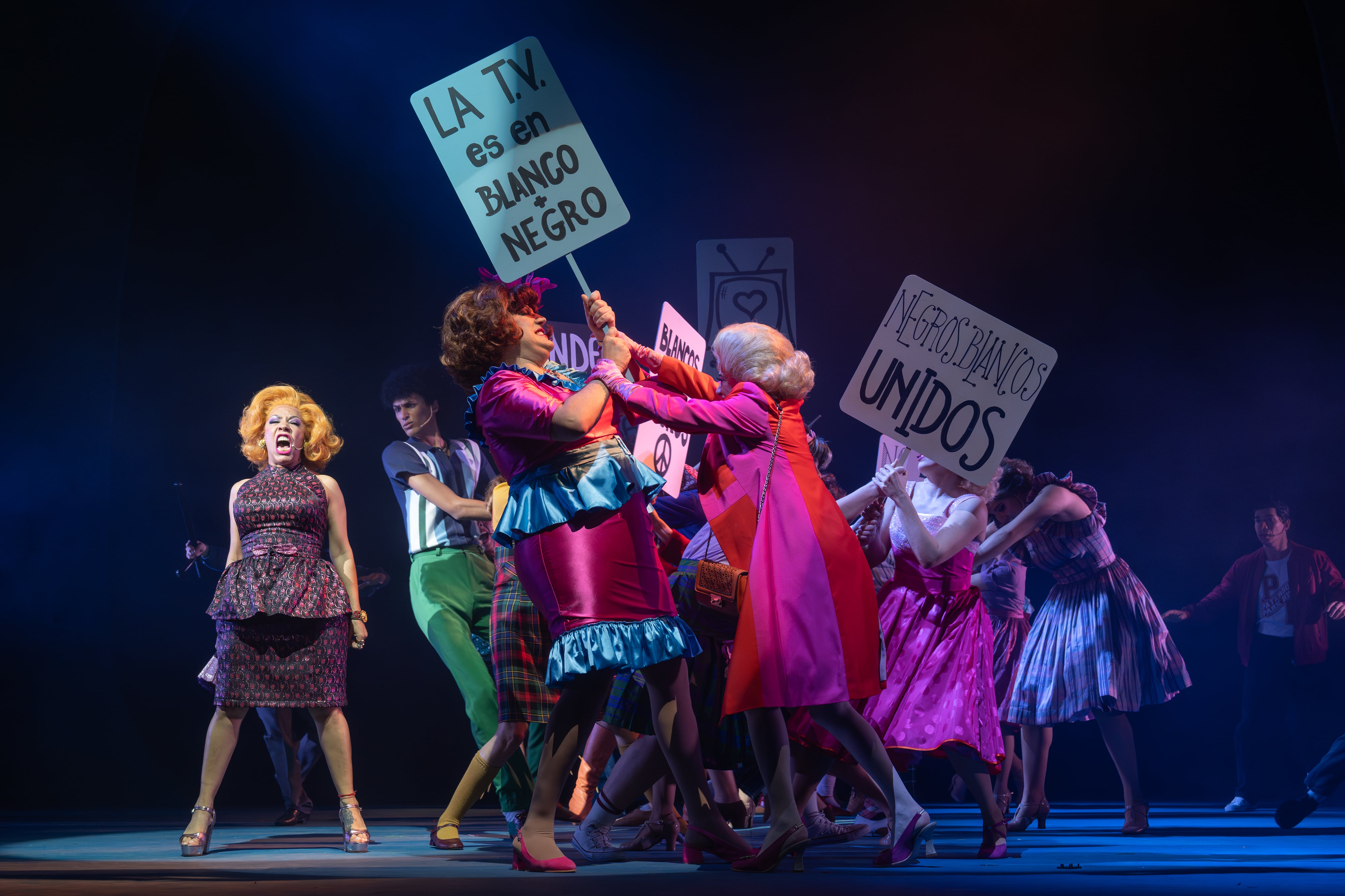 La segregación racial, es uno de los temas de Hairspray