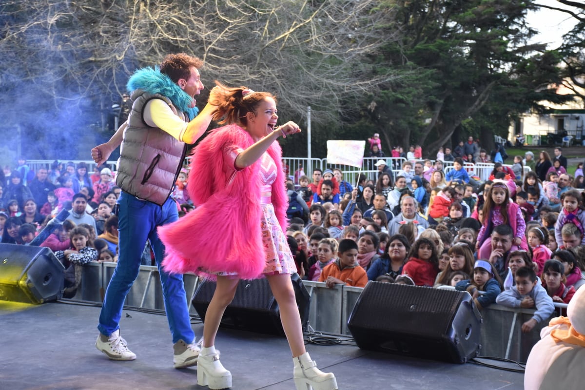 Valeria Britos hace shows infantiles con su marido, Lionel Campoy