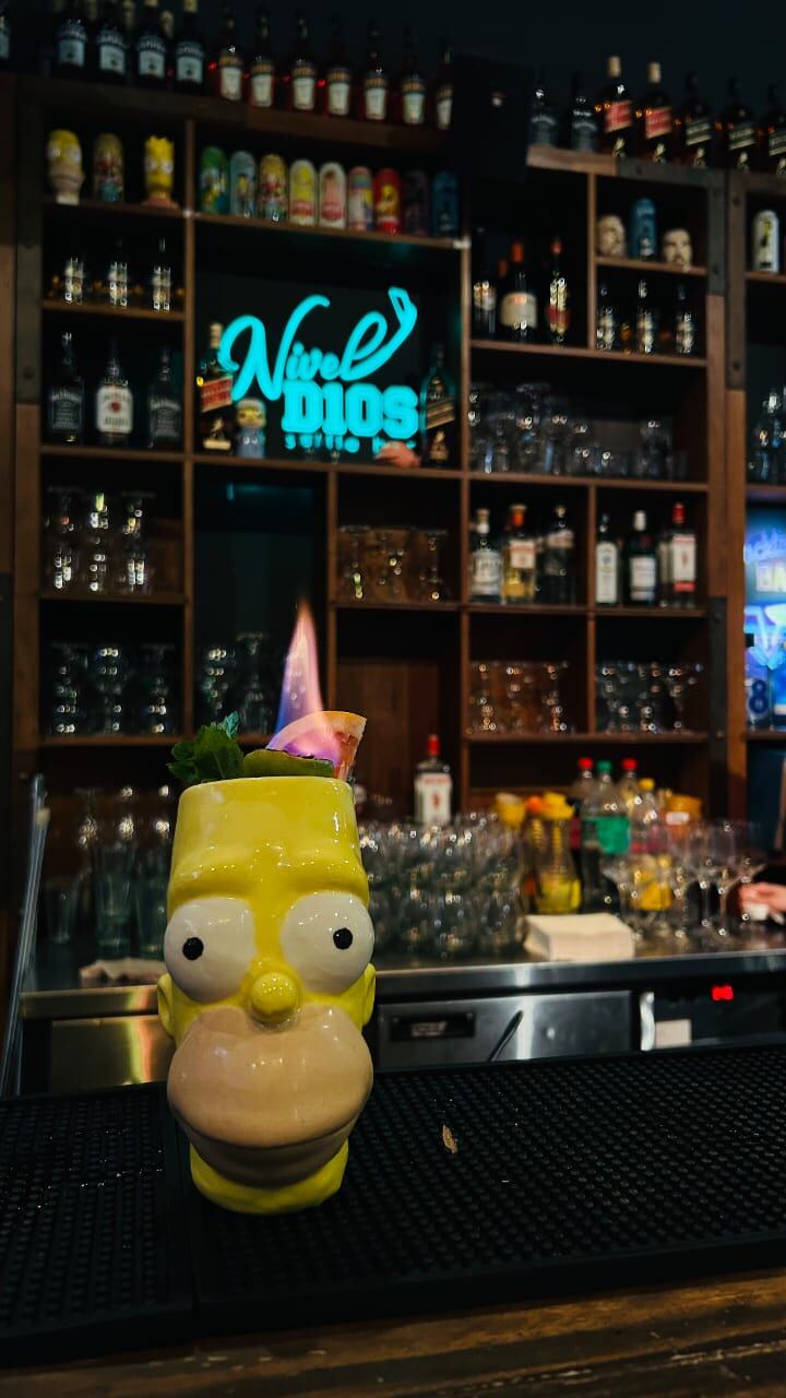 La llamarada Homero en Nivel Dios