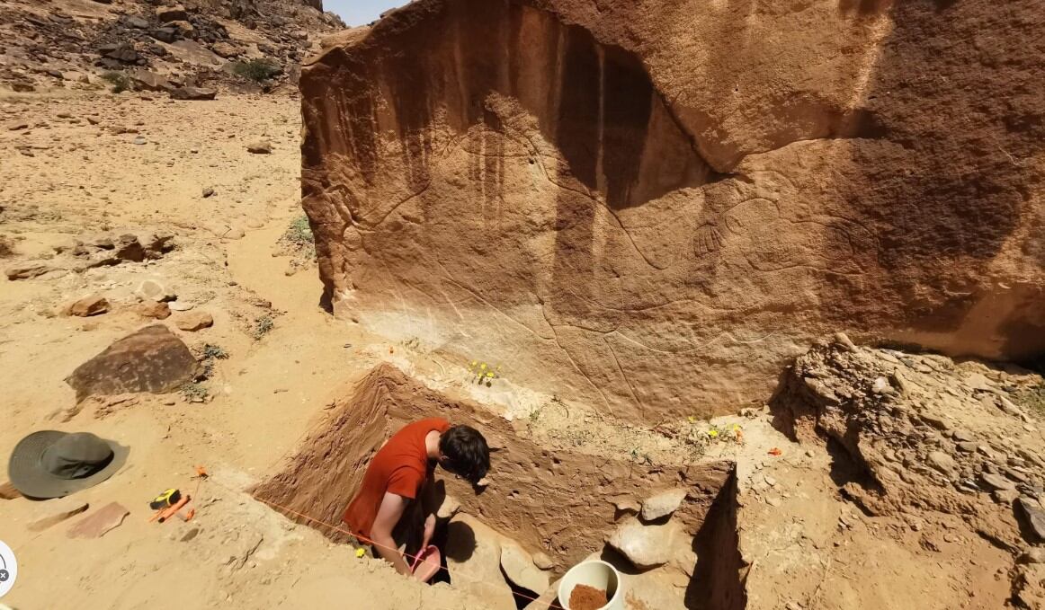 Mediante excavaciones, los científicos se toparon con estas figuras milenarias de la cultura árabe