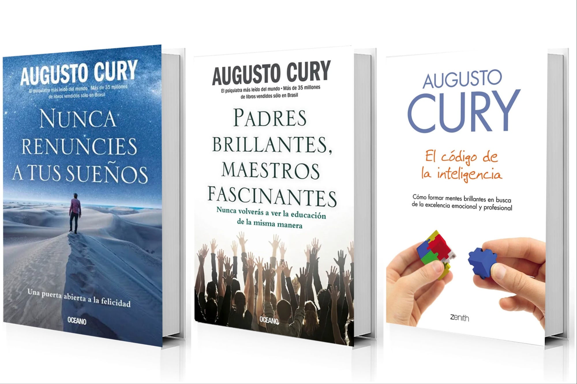 Libros del psiquiatra y candidato presidencial Augusto Cury