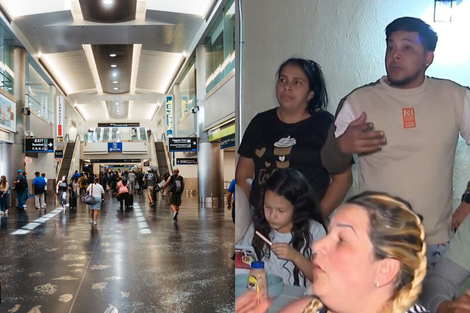 Viven en Miami y quieren volver a Venezuela, pero no pueden: quedaron varados en el aeropuerto