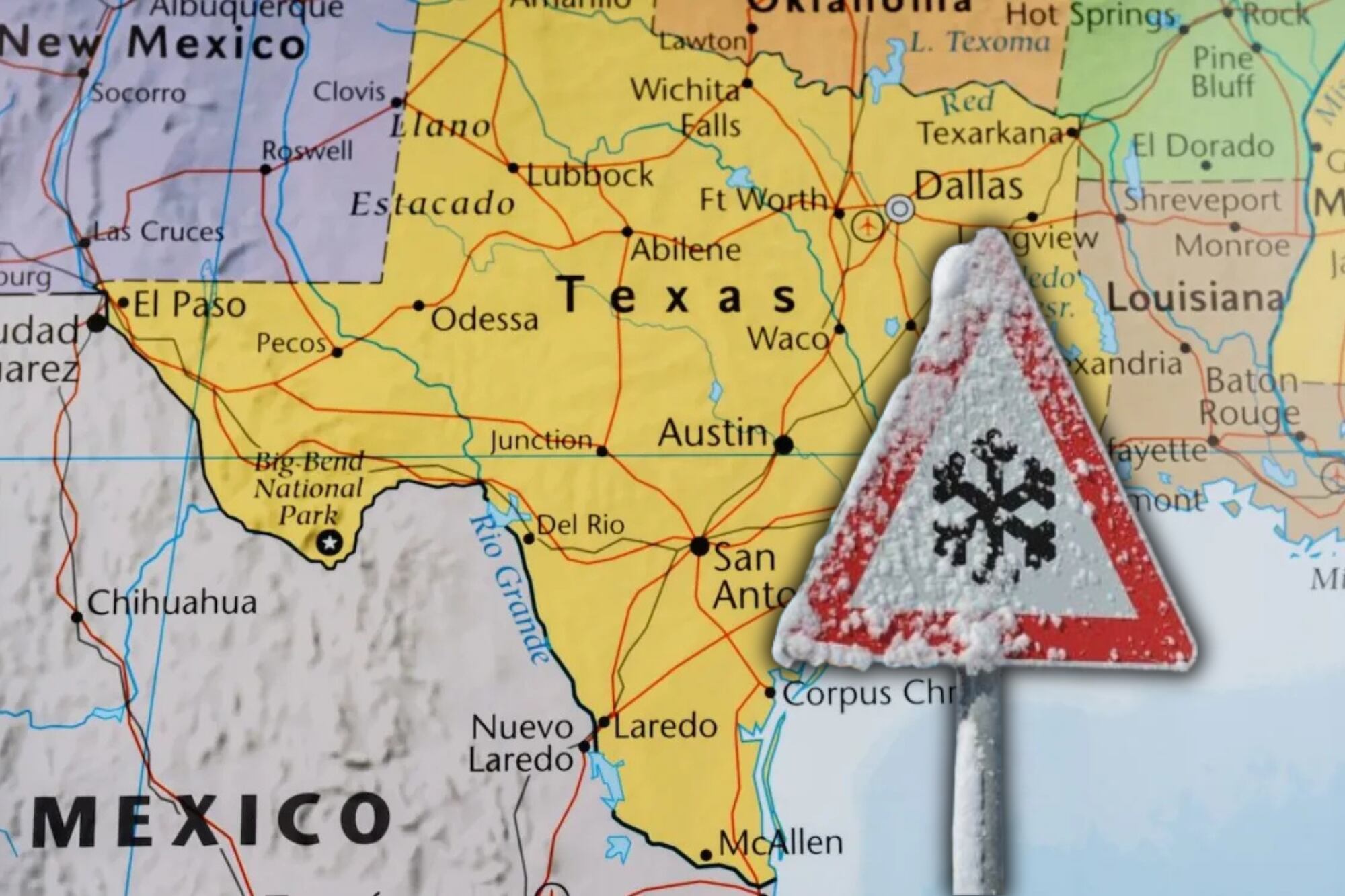 Cuándo entra el “arctic blast” en Texas: nieve en el Panhandle y desplome térmico desde el 8 de enero