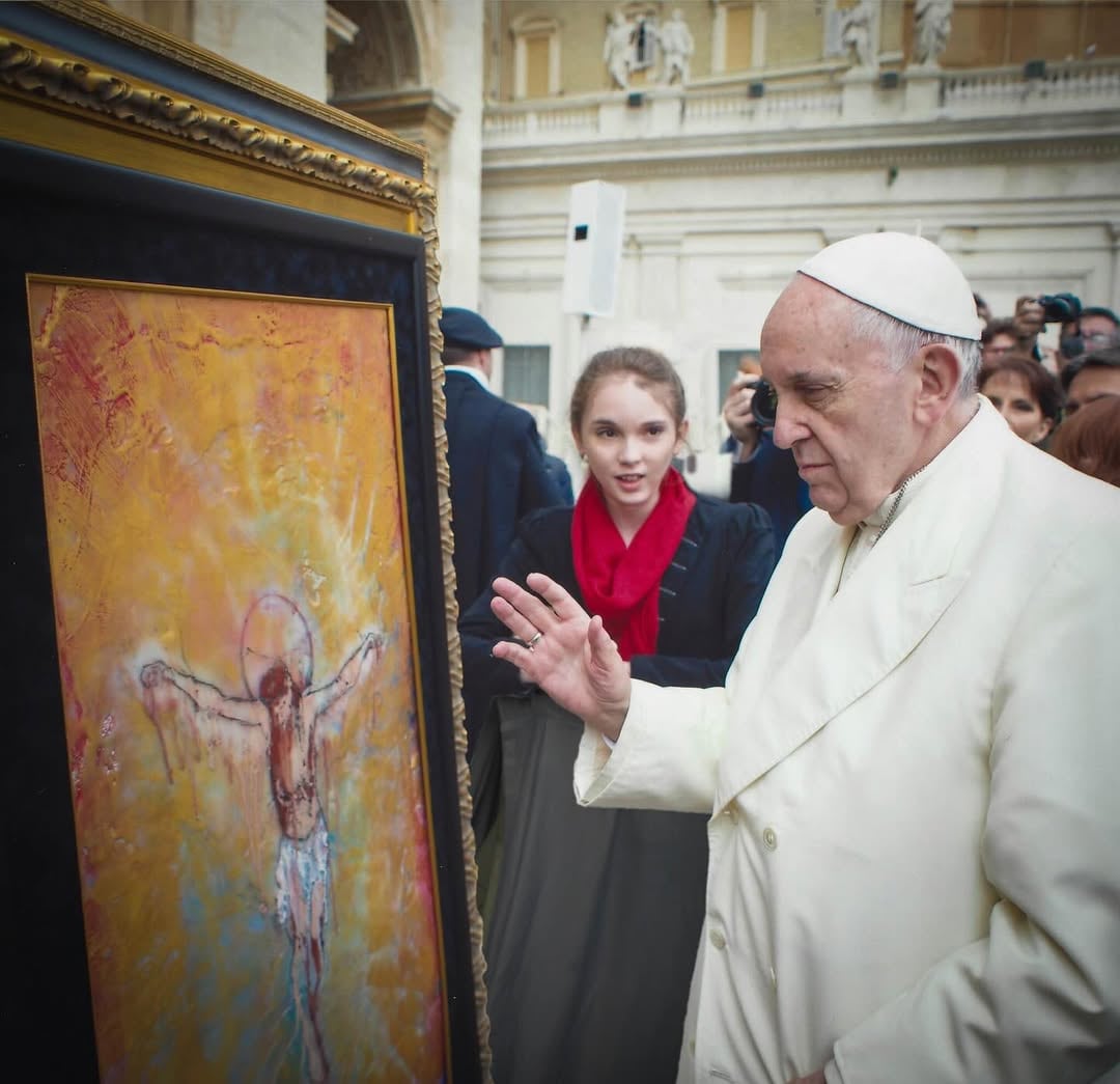 En 2015 el Vaticano premió a Autumn y Francisco reconoció su talento