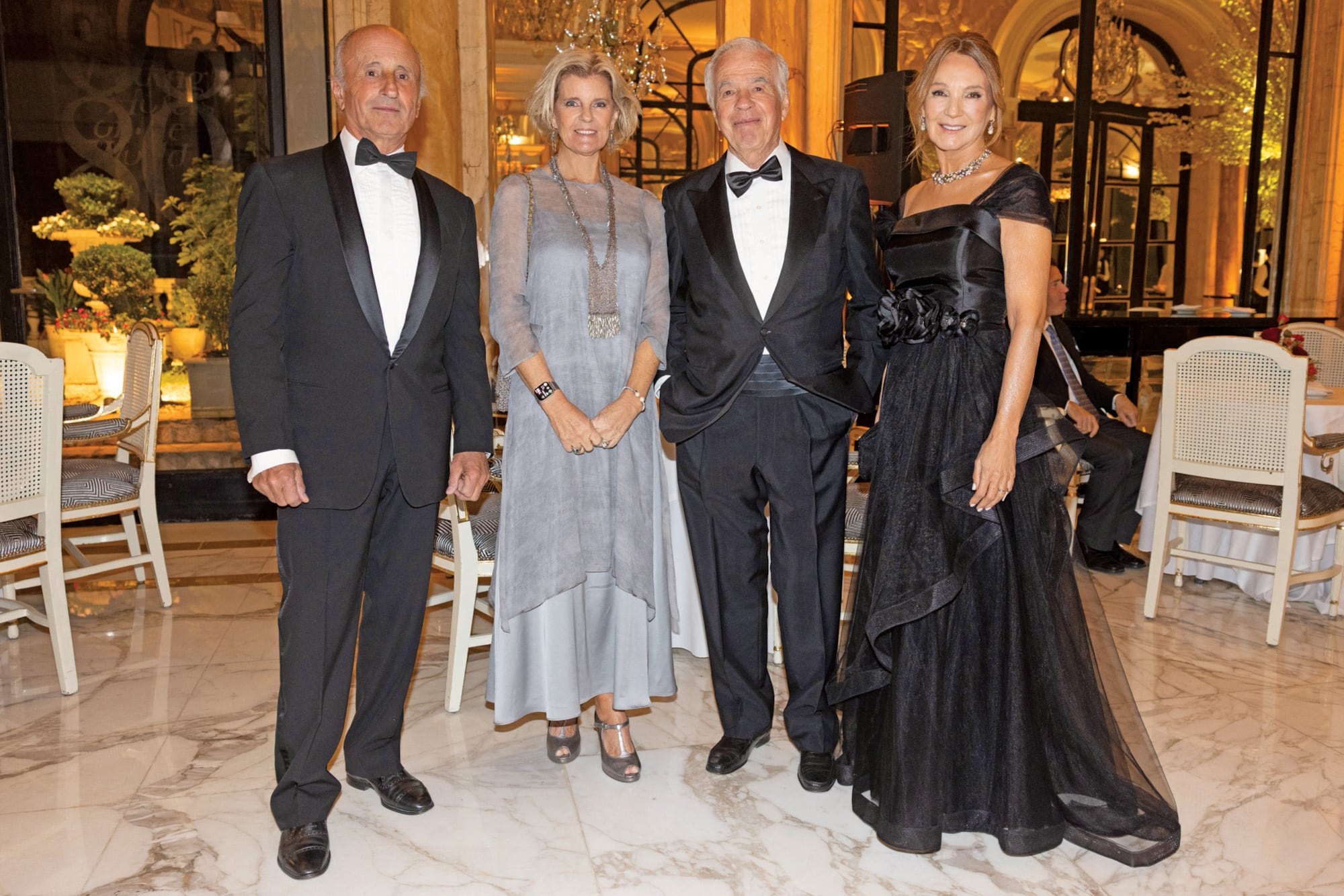 Luis Ribaya, María Eugenia González Estrada, Marcelo Devoto (miembro del Consejo de administración de Fundaleu) y Dolores Cáceres
