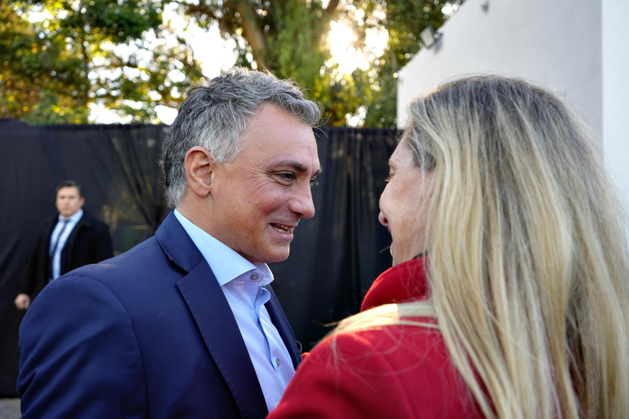 Sebastián Pareja y Karina Milei
