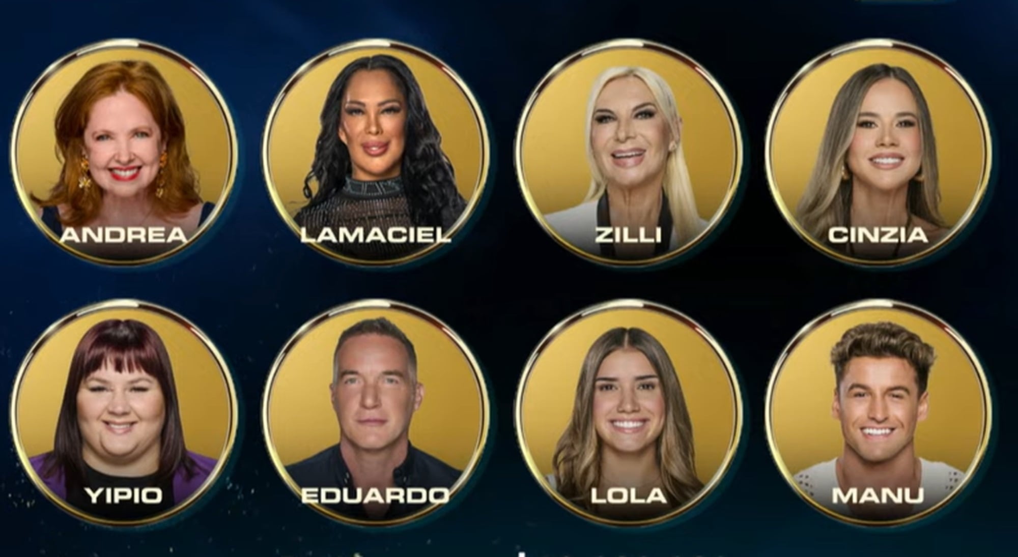 Los ocho nominados en la nueva placa negativa de Gran Hermano 2026