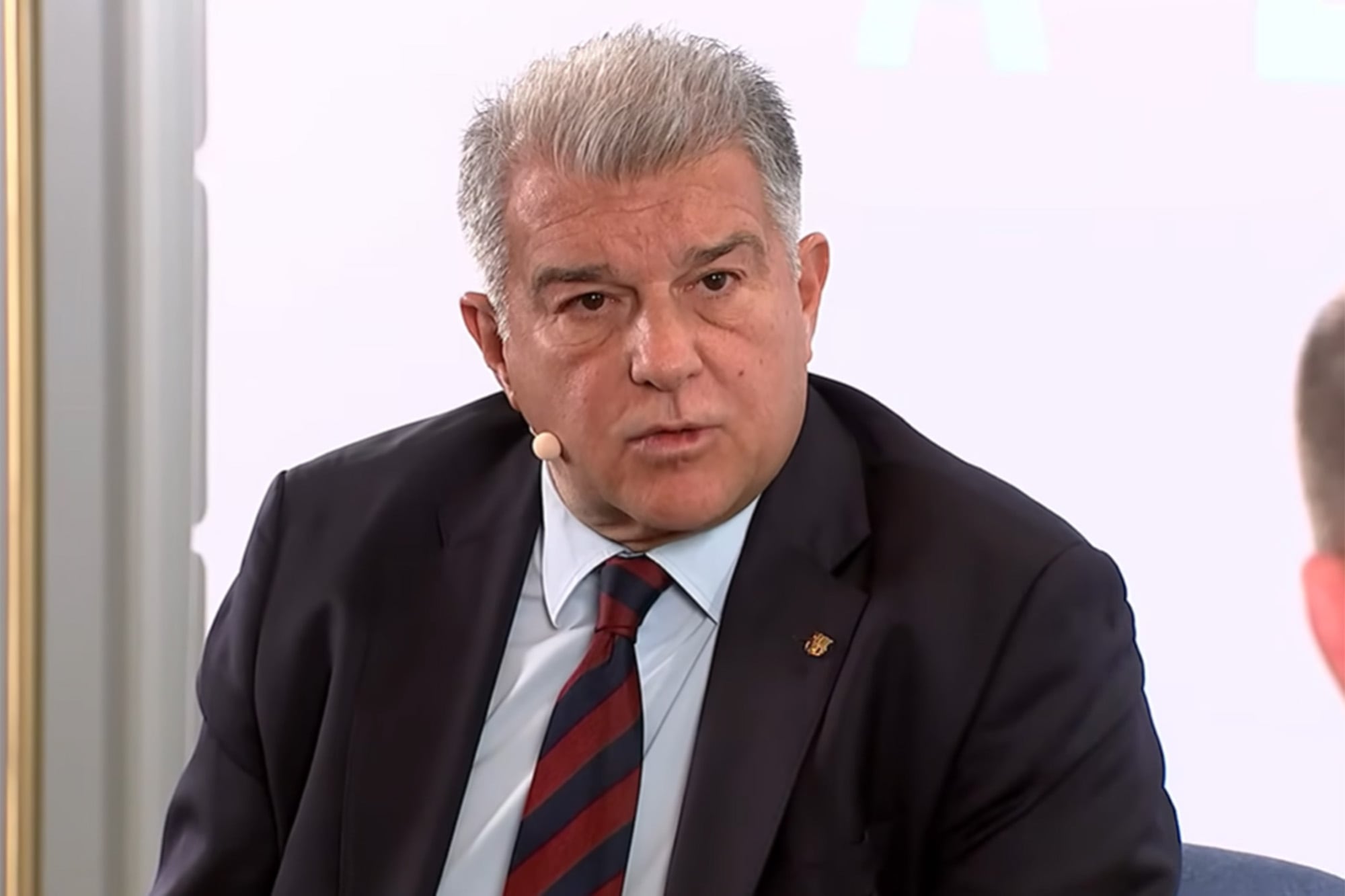 Joan Laporta, el presidente de FC Barcelona
