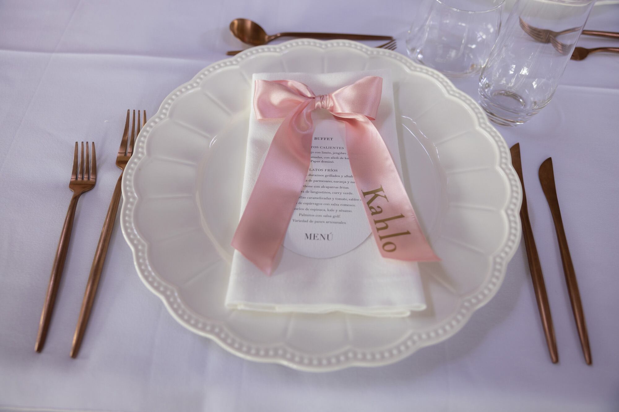 El menú de Eat Catering incluyó roll de trucha, burratina con duraznos grillados y tempura de langostinos, entre otras delicias