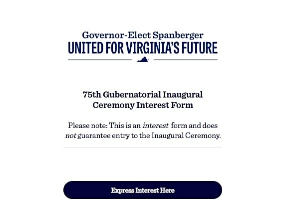 Completar el formulario de interés no garantiza la entrada a la ceremonia inaugural