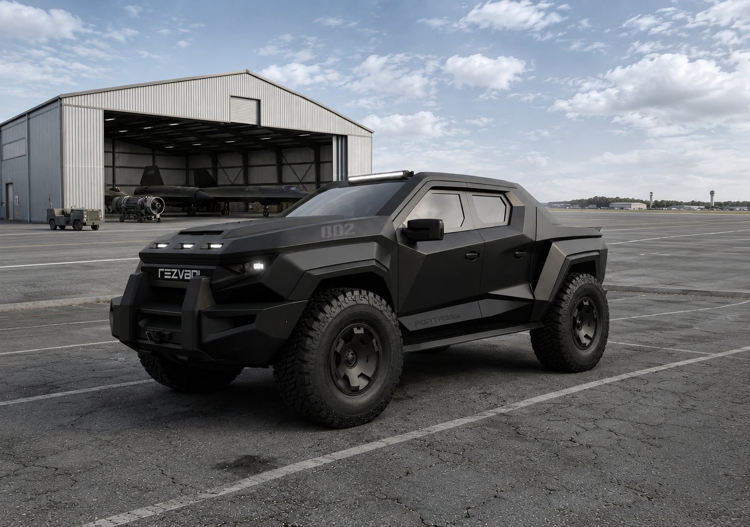 Lanzan una pickup extrema con blindaje militar y preparada para cualquier terreno