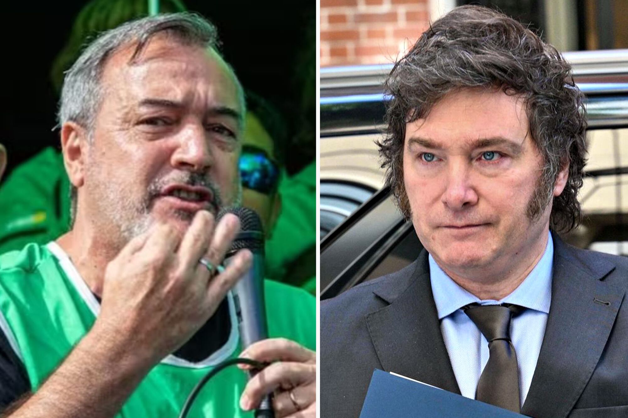 Rodolfo Aguiar y Javier Milei