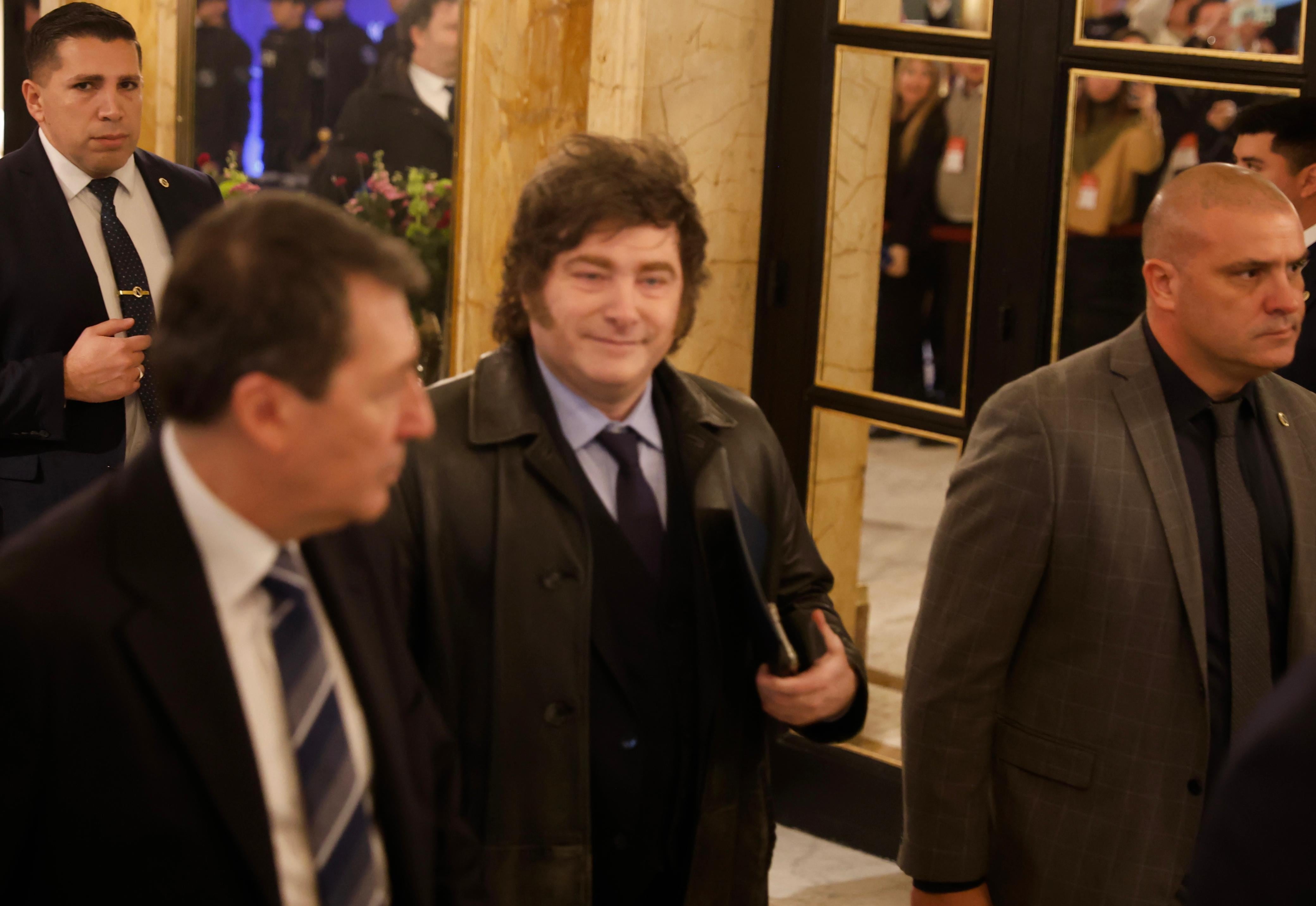 Milei, al llegar al Council of The Americas