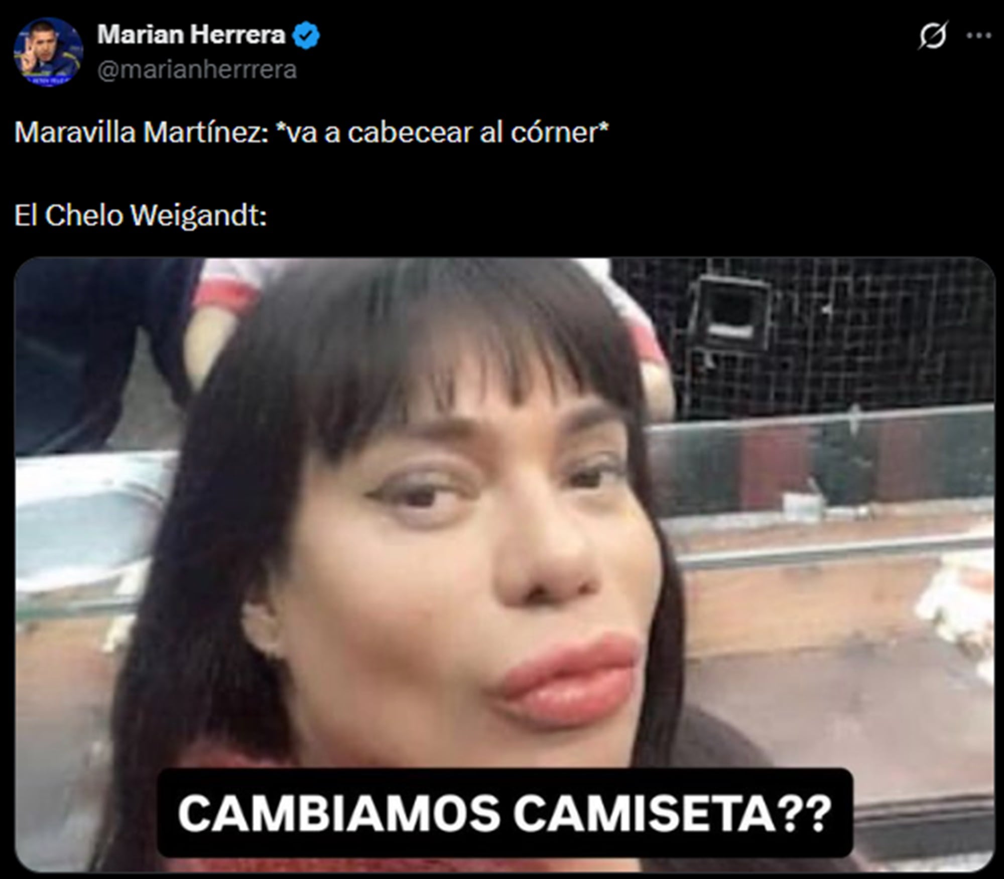 El meme más repetido incluyó la comparación de Weigandt con Oggi Junco