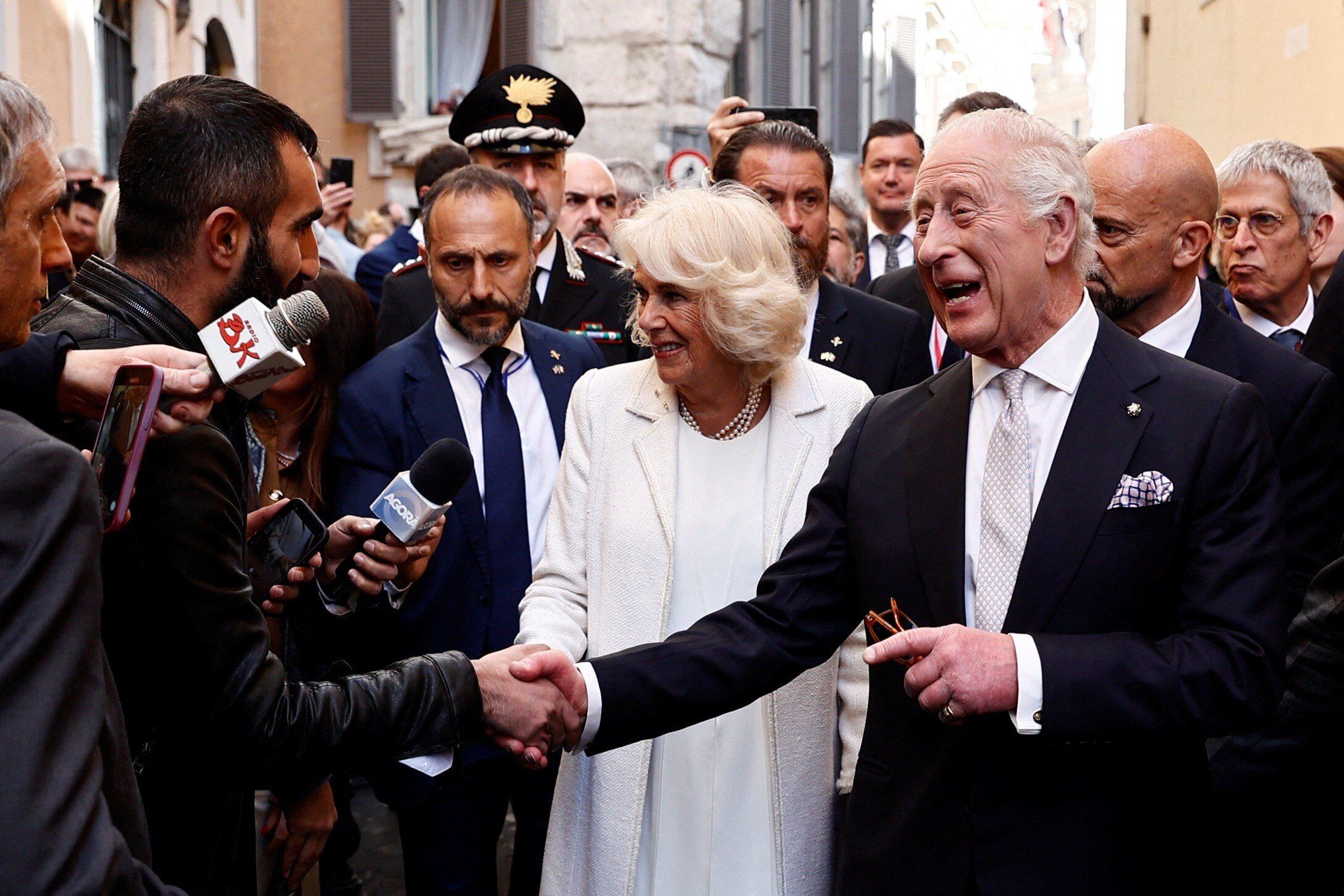 Carlos III y Camilla están de gira en Italia