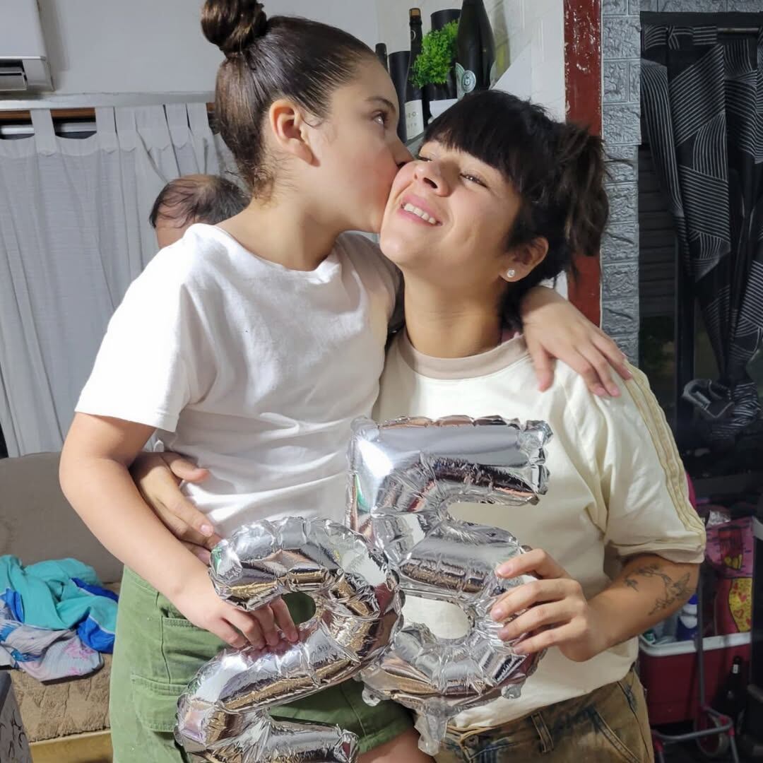 Así recibía el año Vanina Preininger con su hija, Alaia; un 2025 que le depararía jugar su primera Copa América con la selección