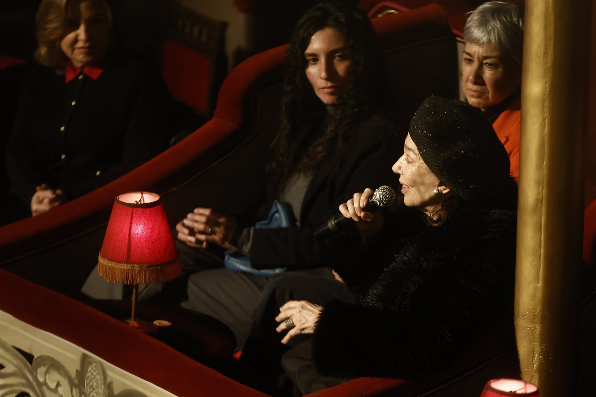 Graciela Borges, la gran diva del cine argentino, en la presentación de Carlos Rottemberg