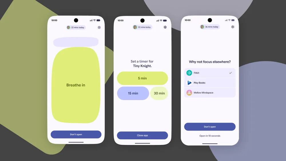 Pause Point es una pausa autoimpuesta de 10 segundos antes de usar una app que consideramos adictiva