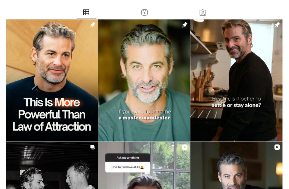 Curtis tiene una reconocida cuenta de Instagram donde postea consejos de vida