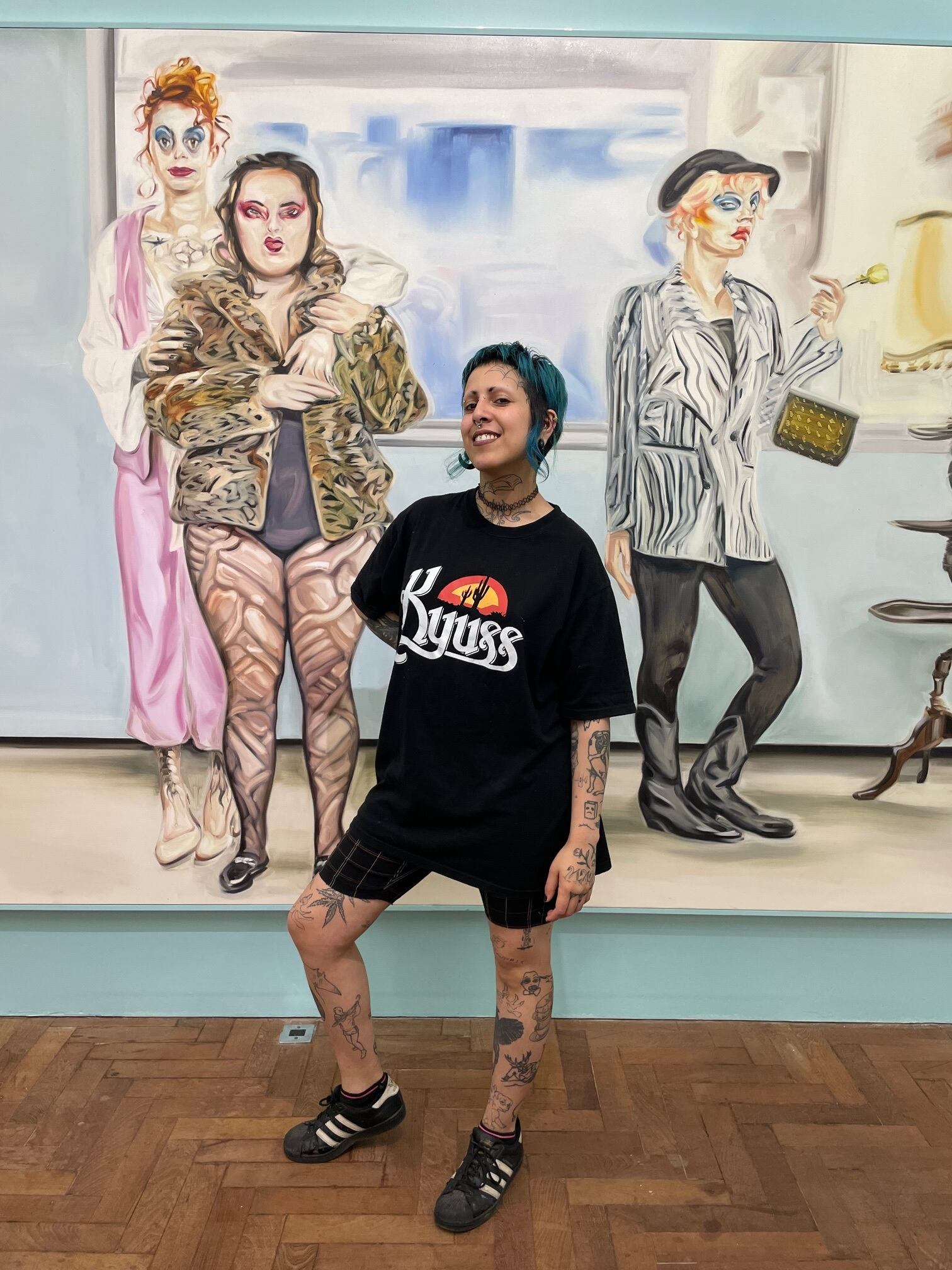 Carrie Bencardino, una de las revelaciones del año, con sus pinturas en Piedras