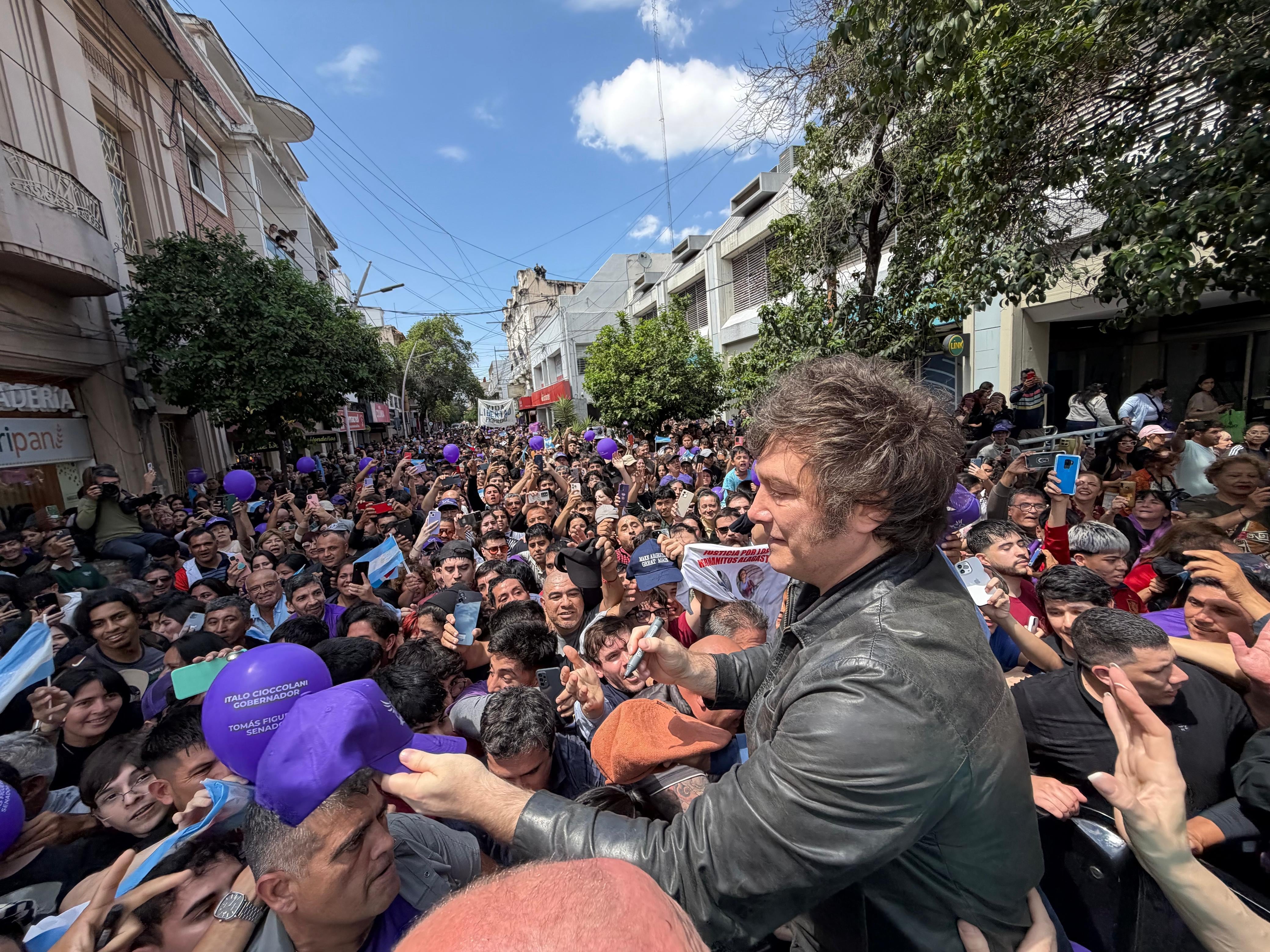 Cuándo y dónde es el cierre de campaña de Milei para las elecciones 2025