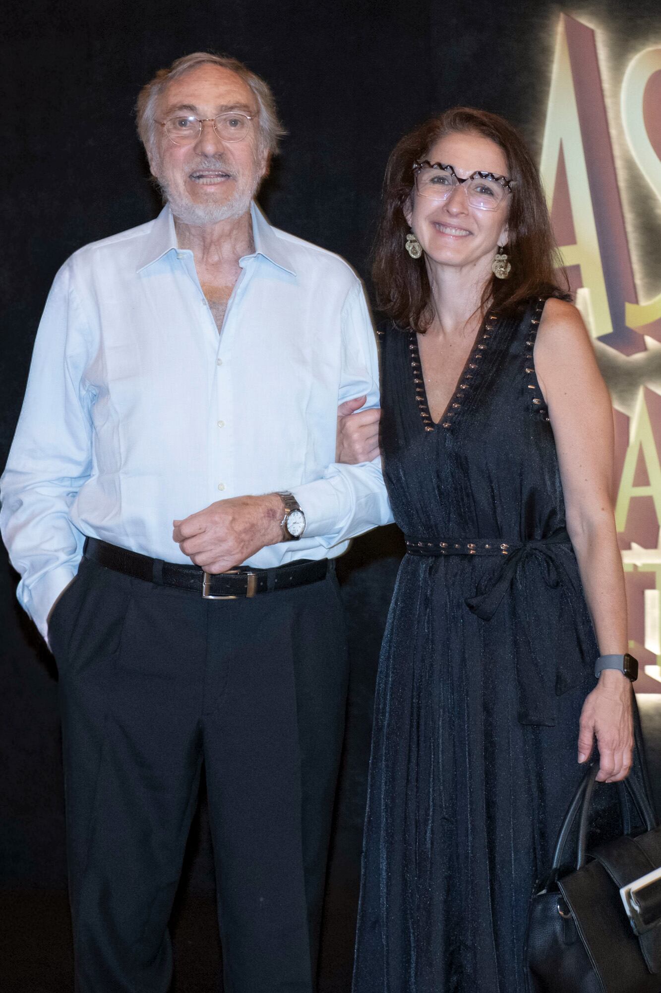 Luis Brandoni y su novia, Saula Benavente