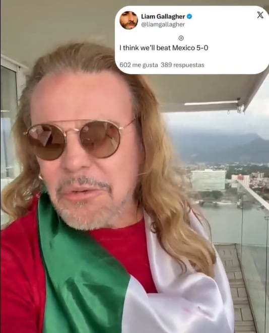 El video de Olvera se viralizó en las redes sociales (Foto: @manaoficial)
