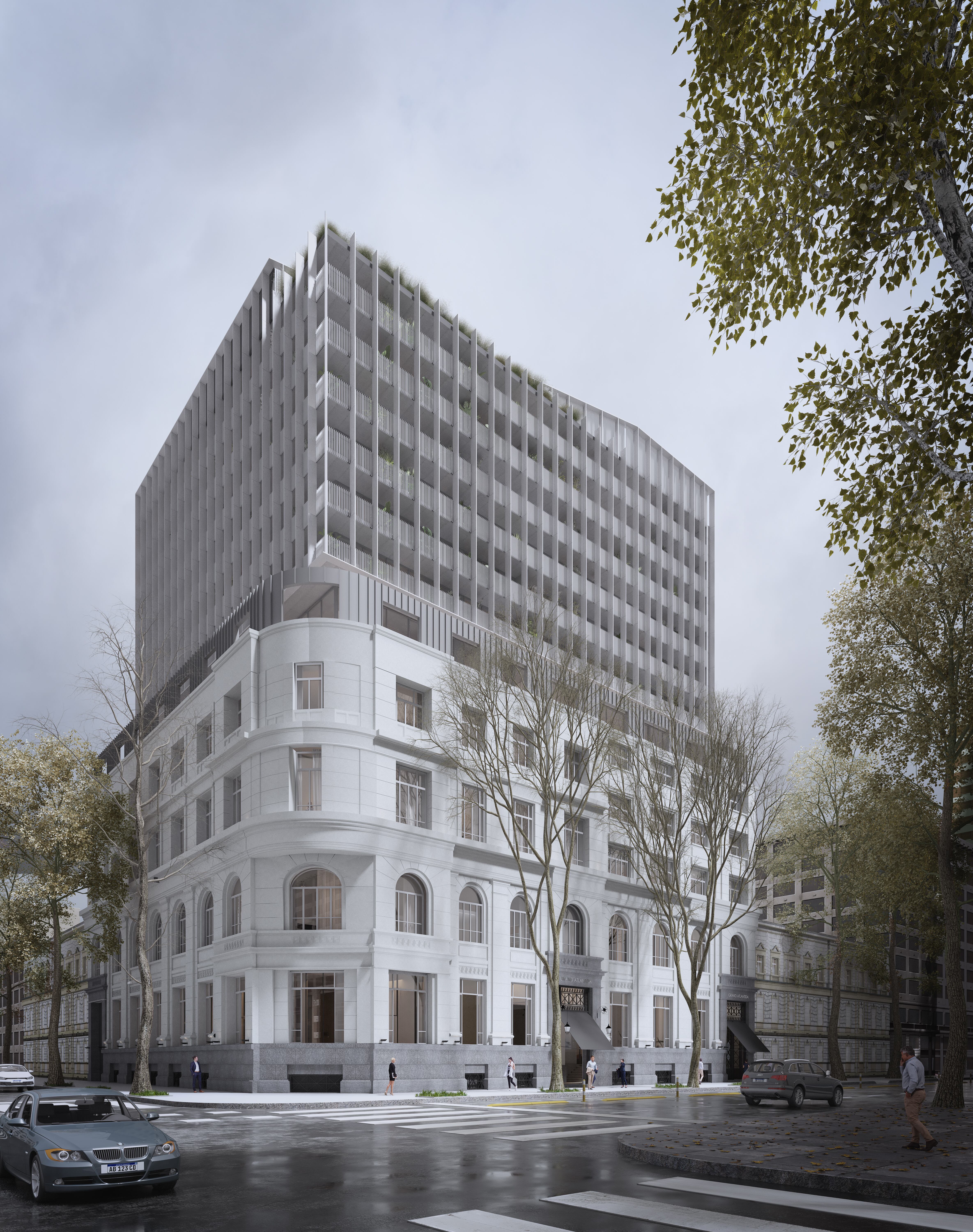 Lo mejor de la arquitectura del edificio antiguo convivirá con los nuevos seis pisos