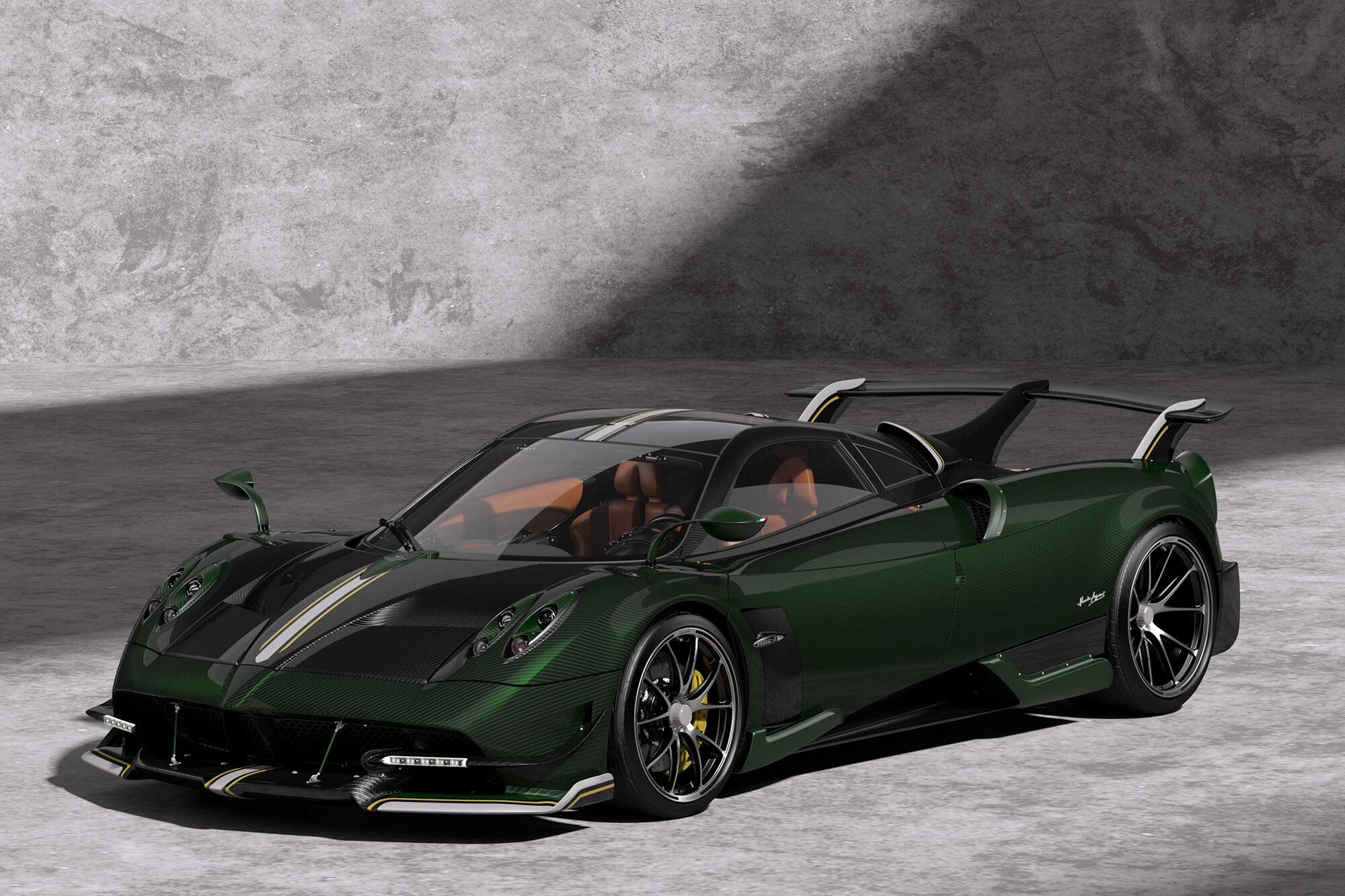 El Pagani Huayra BC (en la versión Pacchetto Tempesta) otorga 827 CV y 1100 Nm