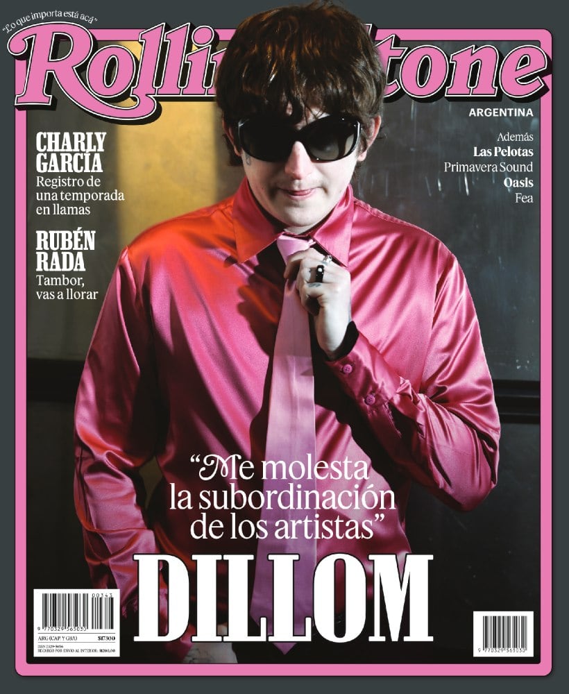 Dillom protagoniza la tapa de la revista Rolling Stone de octubre.