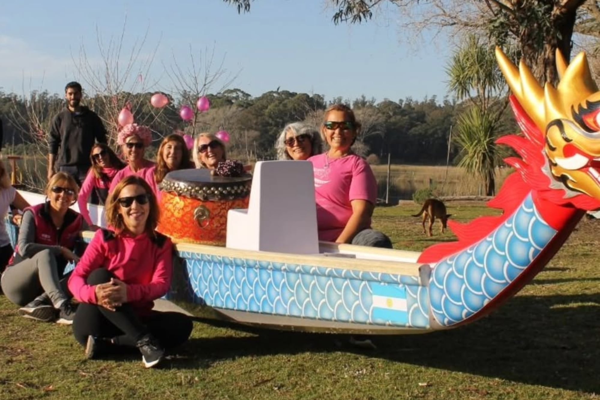 El bote de dragón tiene un simbolismo especial (Foto: @seleccionargentinaenrosa)