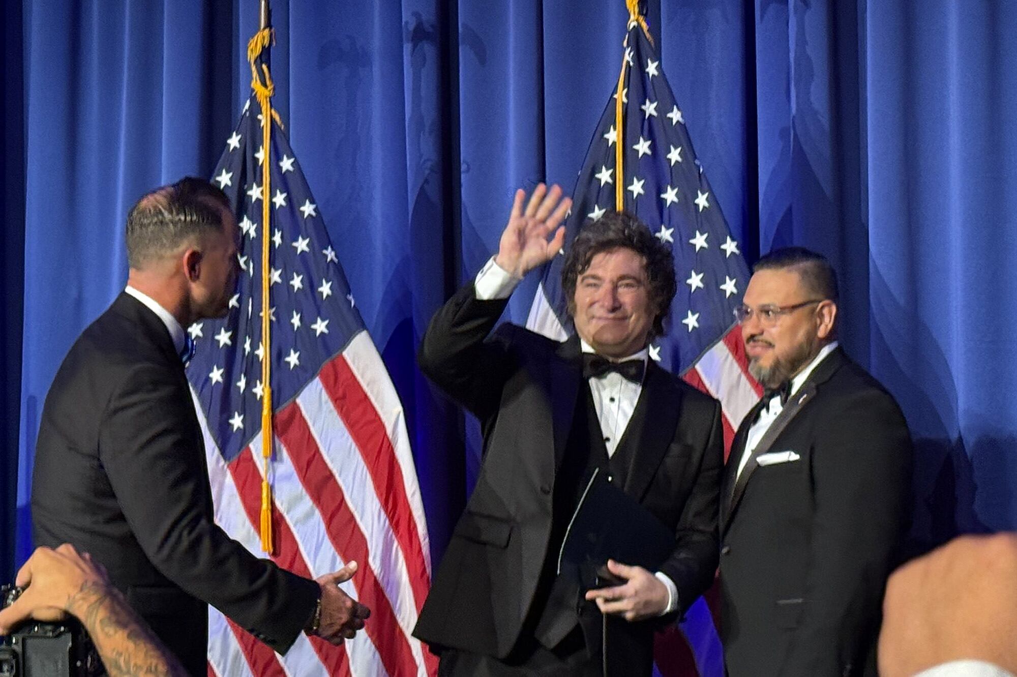 Javier Milei en la American Patriots Gala