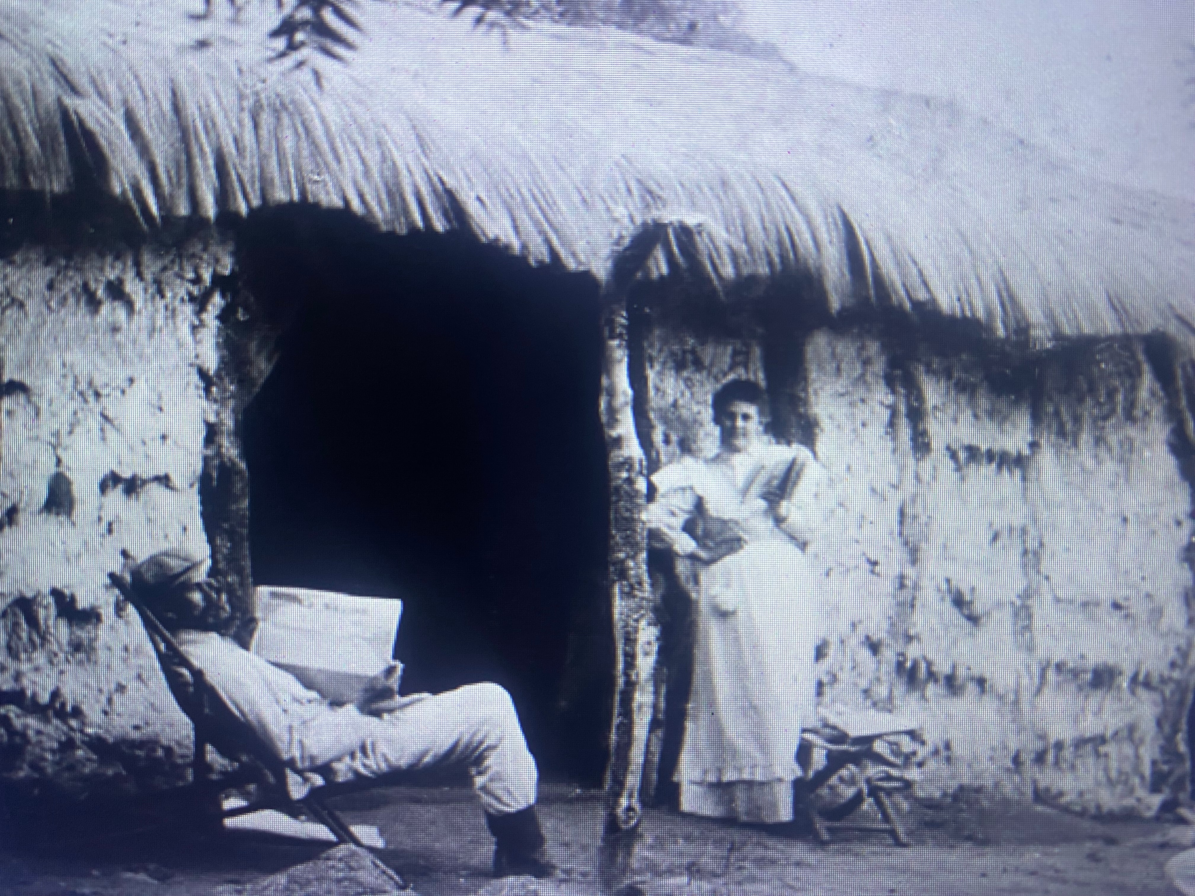El rancho primitivo de María de la Plaza.