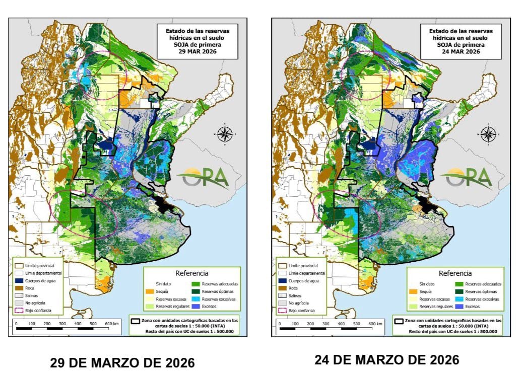 Reserva de agua en el suelo