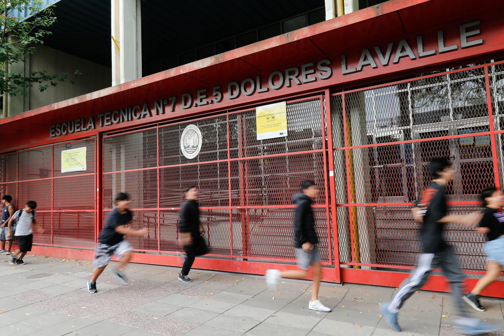 La Escuela Técnica N° 07 Dolores Lavalle de Lavalle, en Parque Patricios.