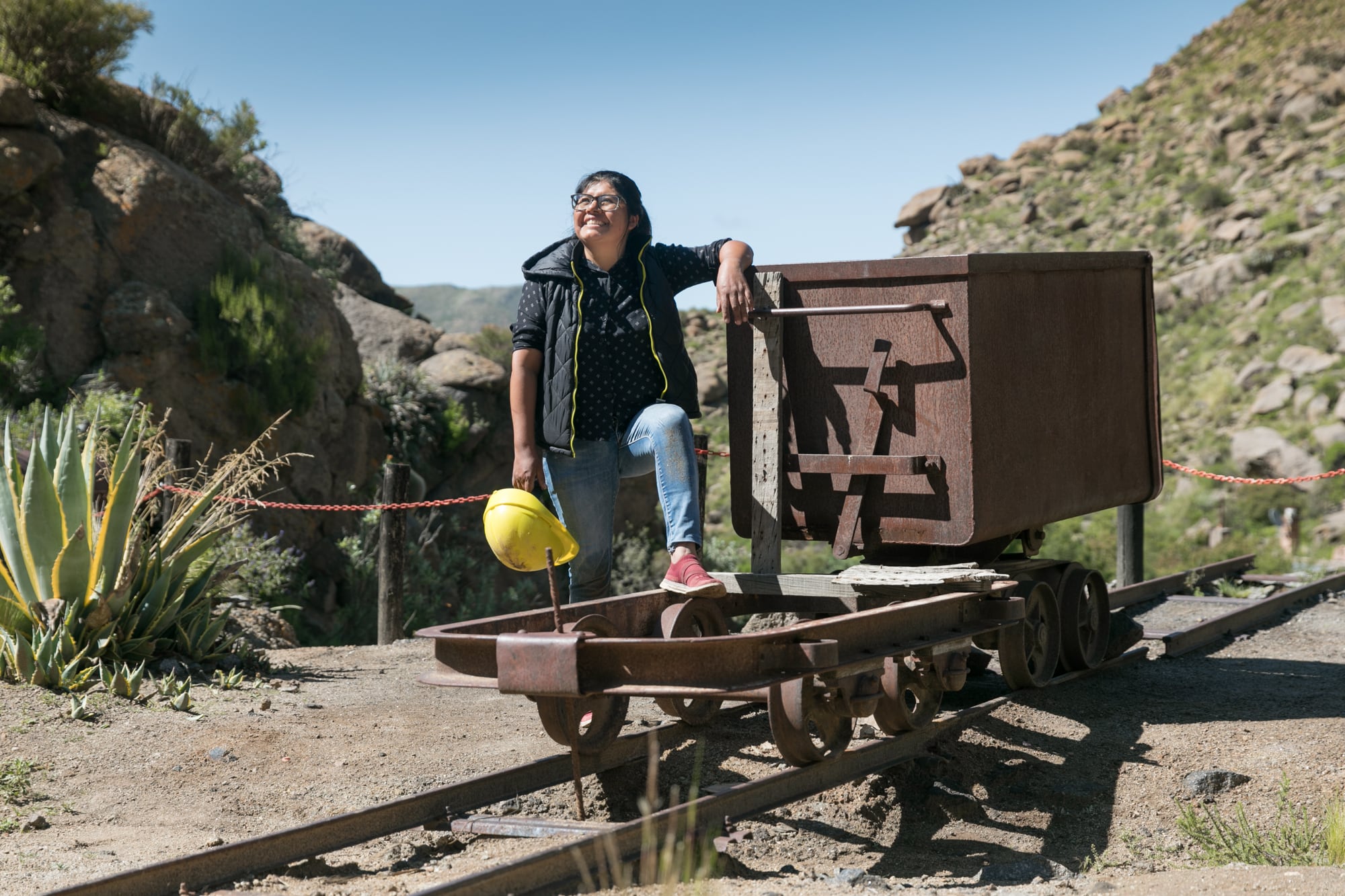 Yaqui Yampa en la Mina Santa Rita