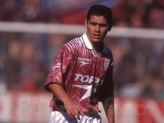 Hugo Alberto Morales, en Lanús, club del que es ídolo