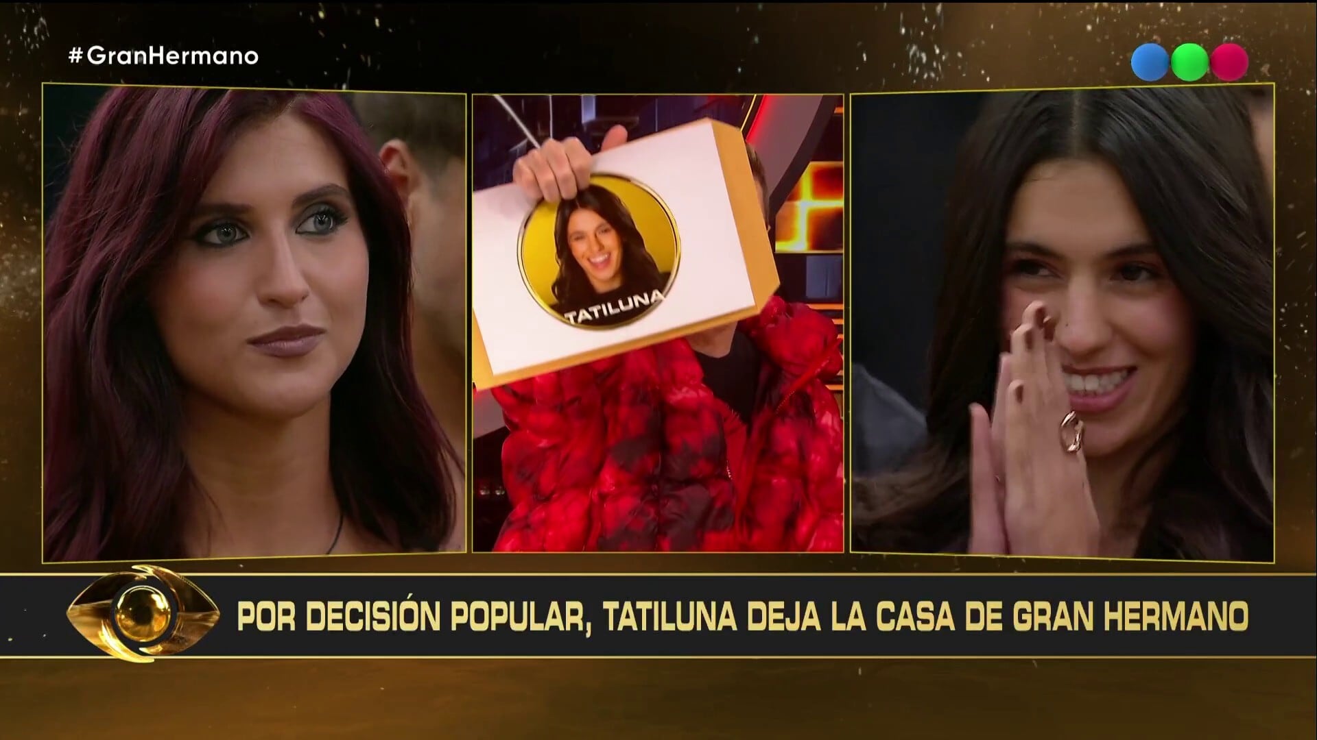 Tati Luna fue la nueva eliminada de Gran Hermano (Captura: Telefe)