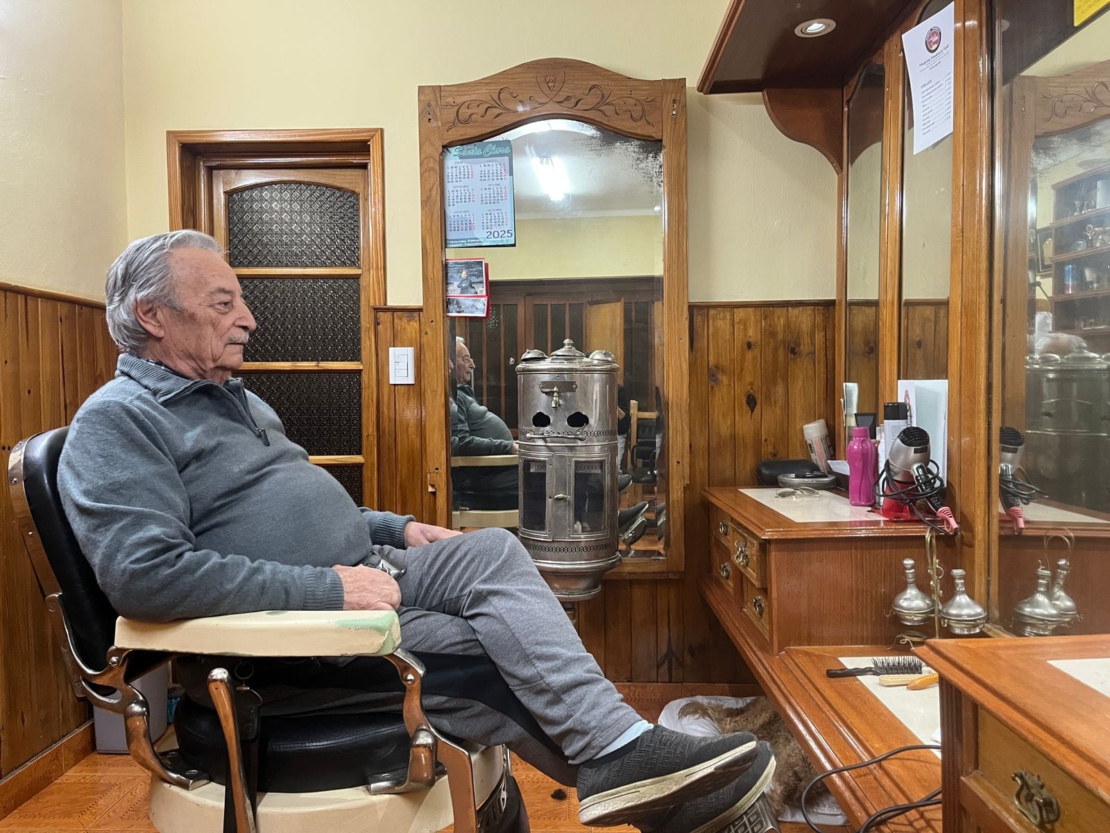 Vicente Lionetti empezó a trabajar como peluquero en la Argentina en 1951, el mismo año que desembarcó