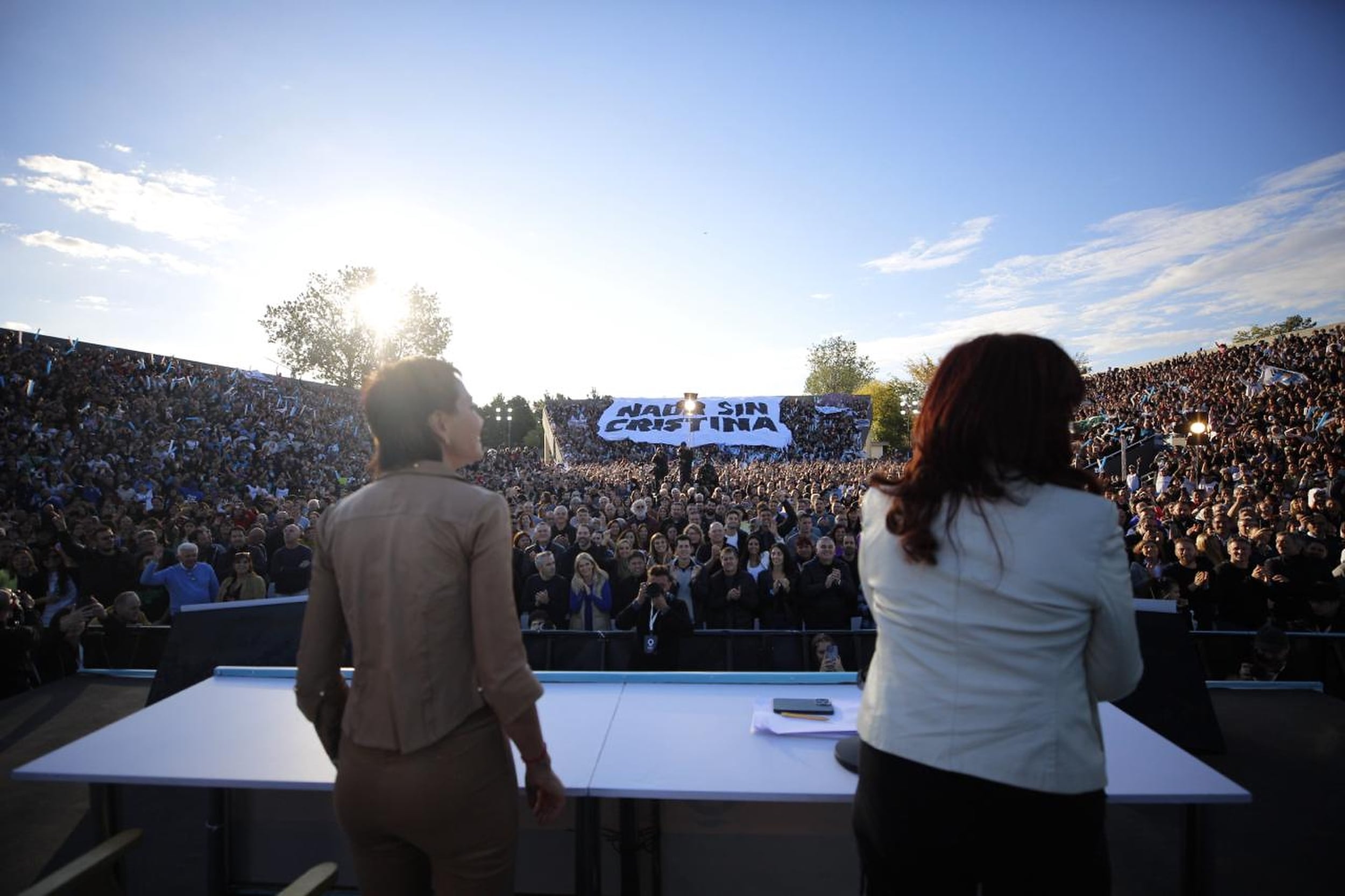 Acto de Cristina Fernández de Kirchner en Quilmes.