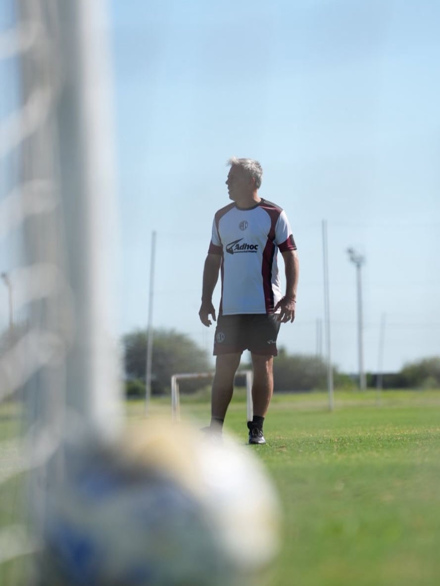 Lucas Pusineri, entrenador de Central Córdoba de Santiago del Estero, que tiene el menor presupuesto de los últimos seis años