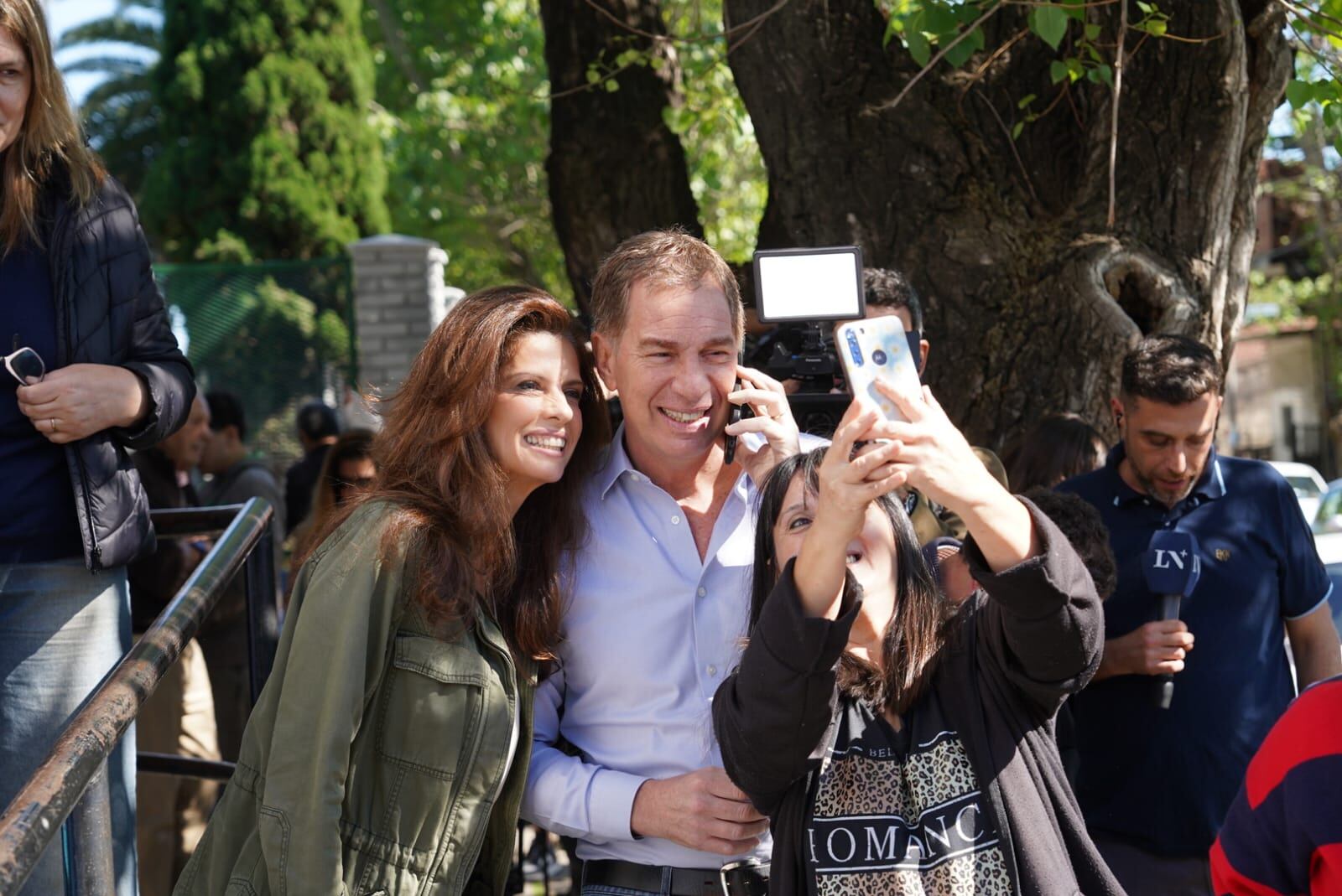 Diego Santilli tras emitir su voto, el pasado 26 de octubre