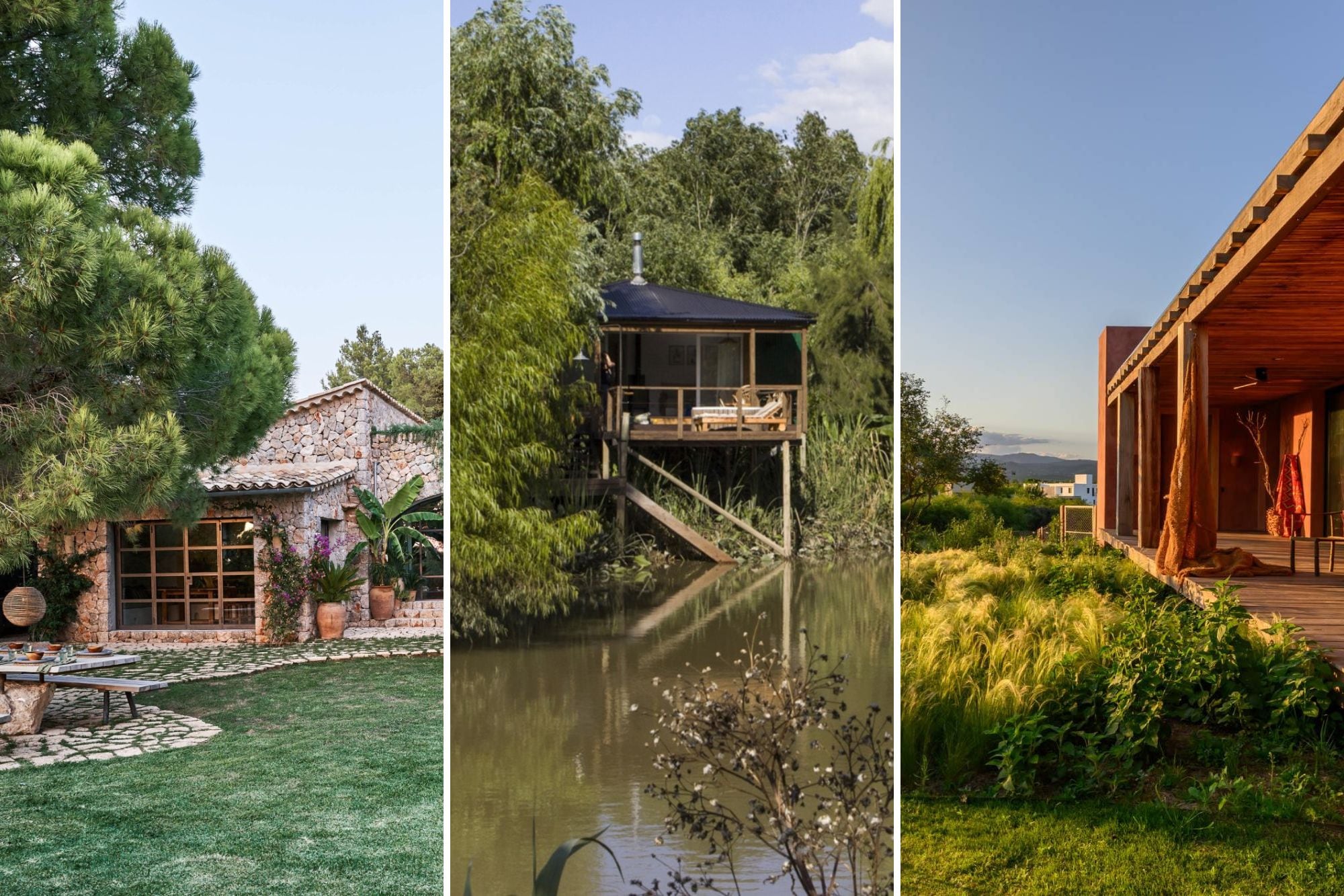 Río, campo y sierra... la arquitectura paisajista propone pensar el habitar en la naturaleza como una convivencia de estilo