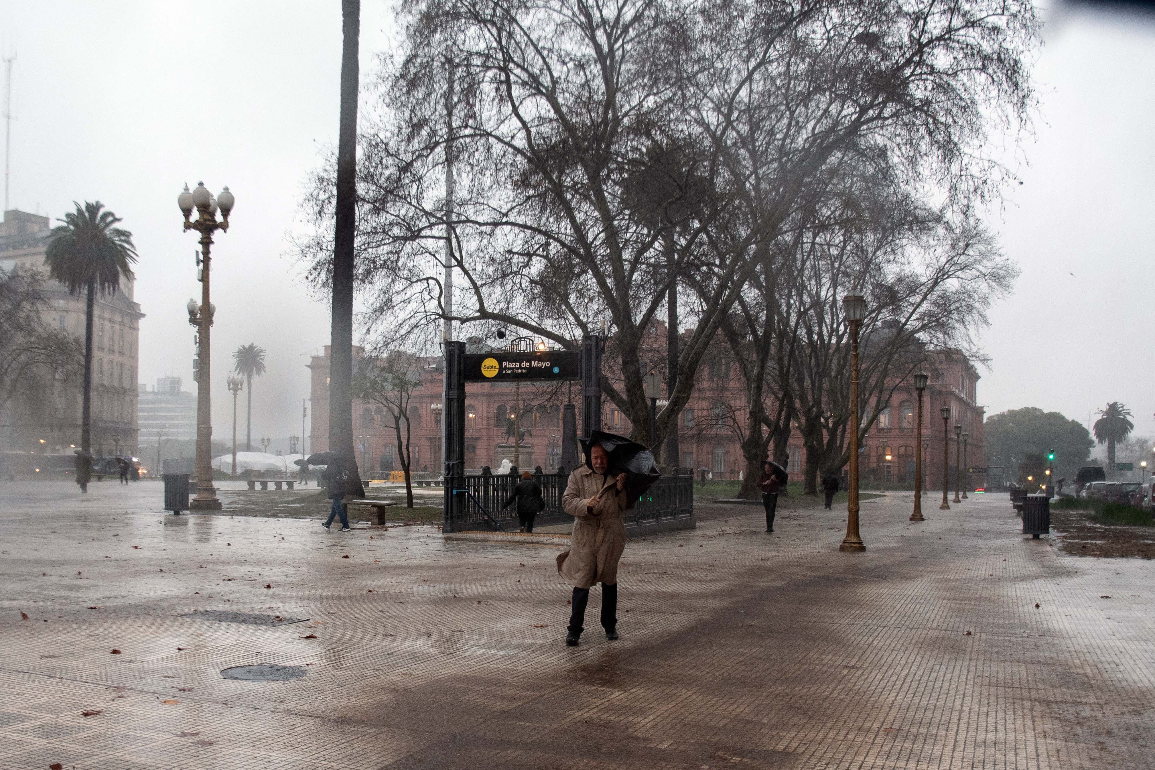 Se espera una nueva jornada con lluvias en la ciudad de Buenos Aires